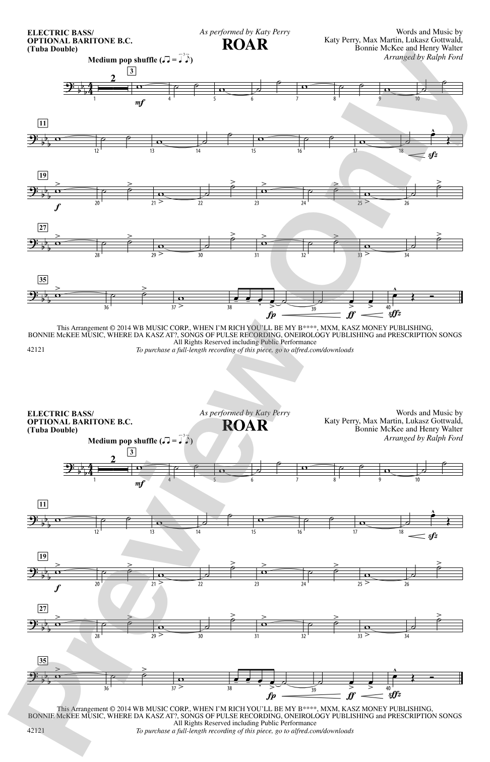 Roar: Electric Bass