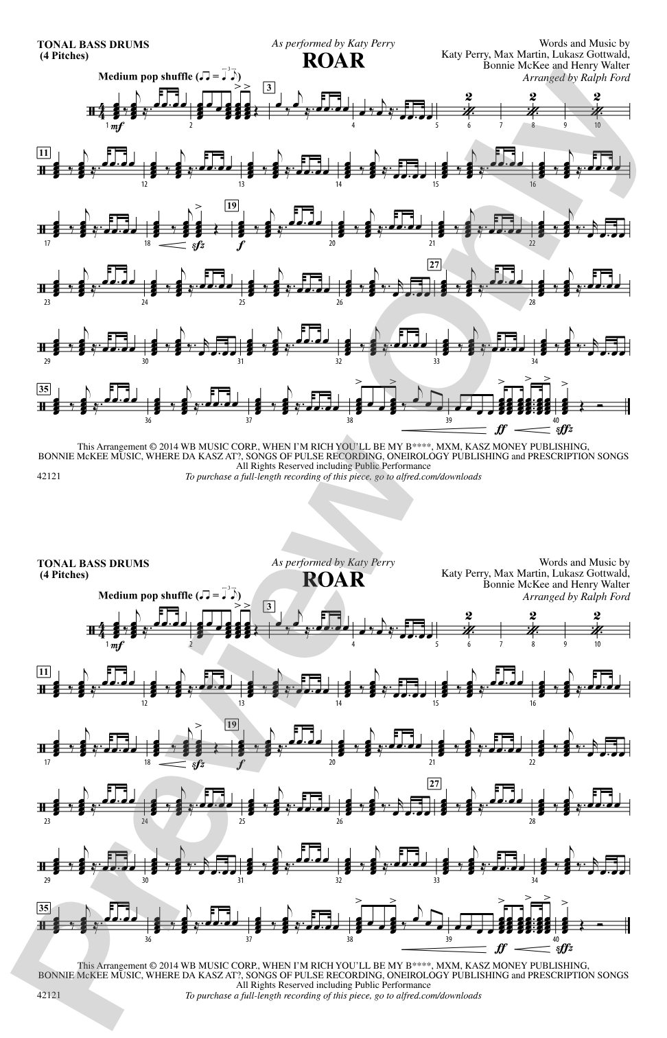 Roar: Tonal Bass Drum