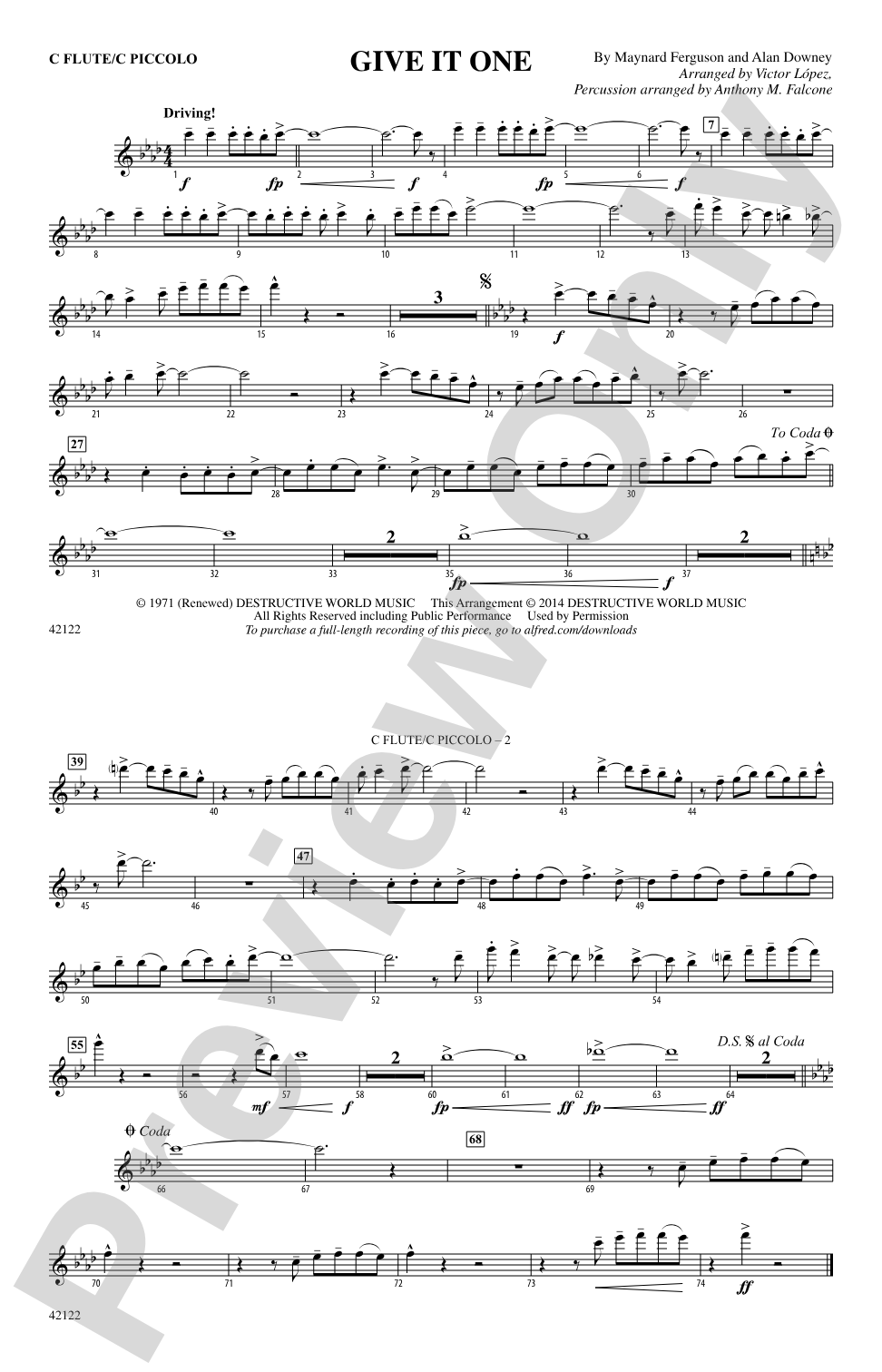 Give It One: Flute