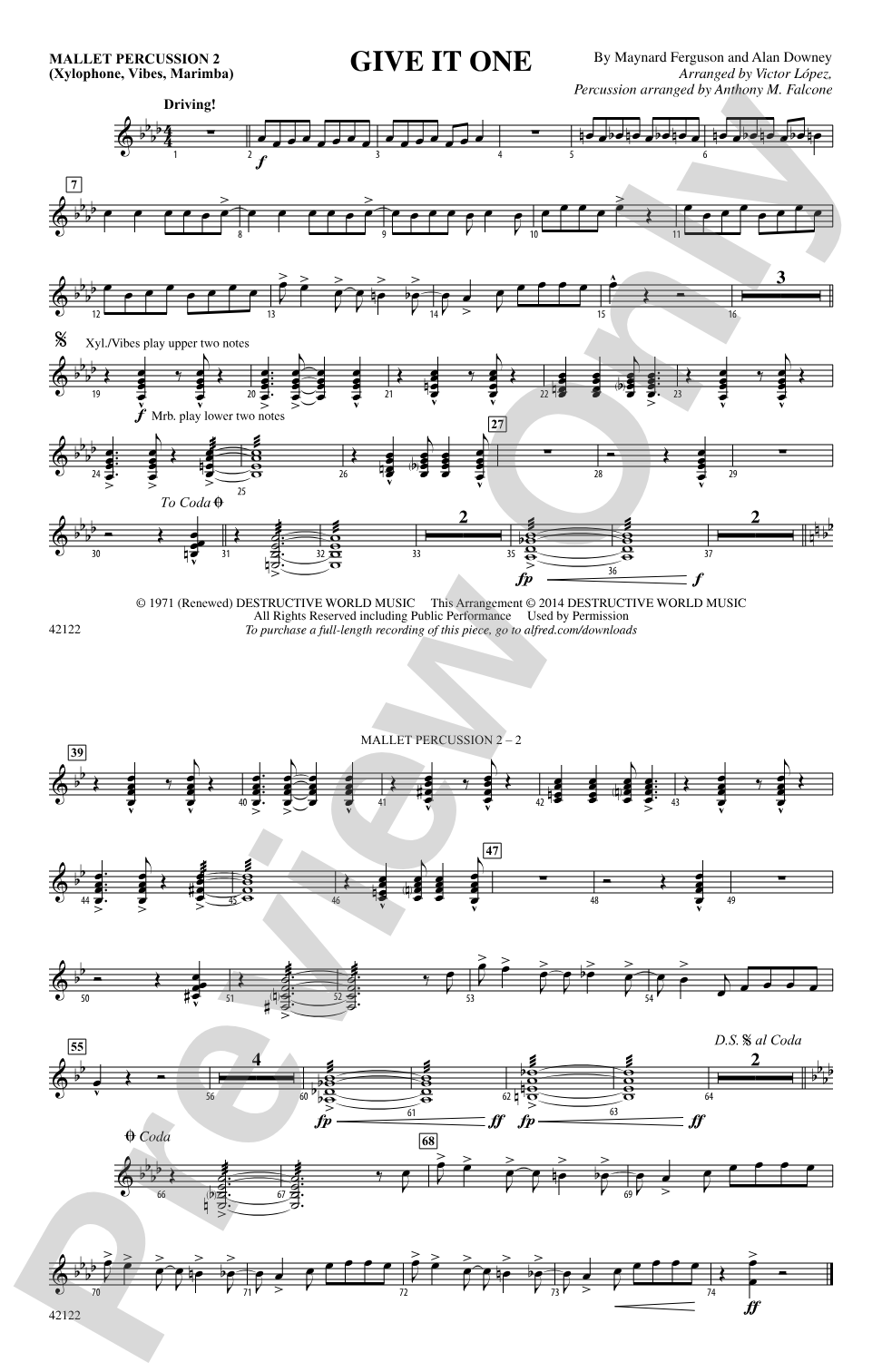 Give It One: 2nd Mallet Percussion