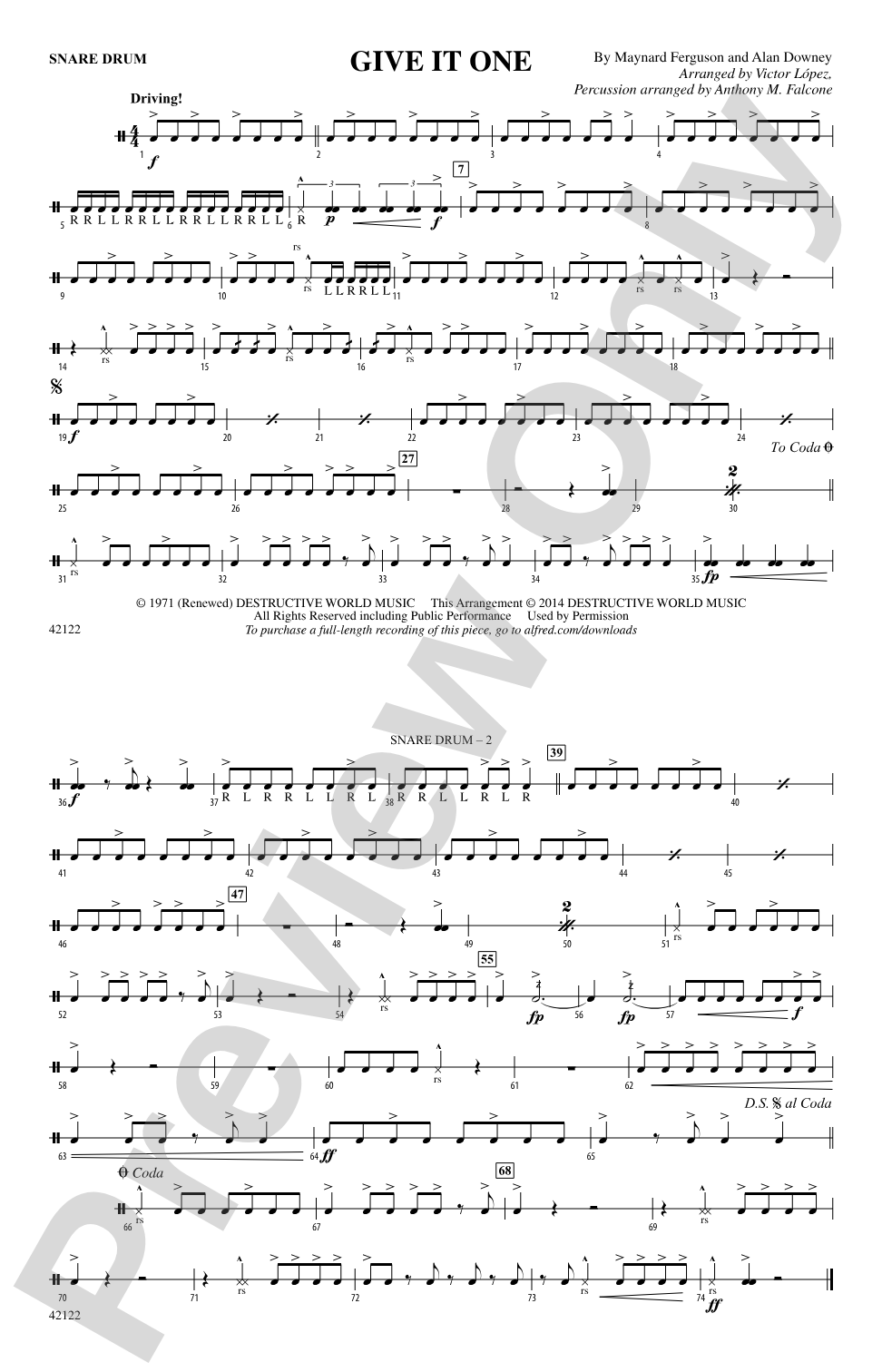 Give It One: Snare Drum