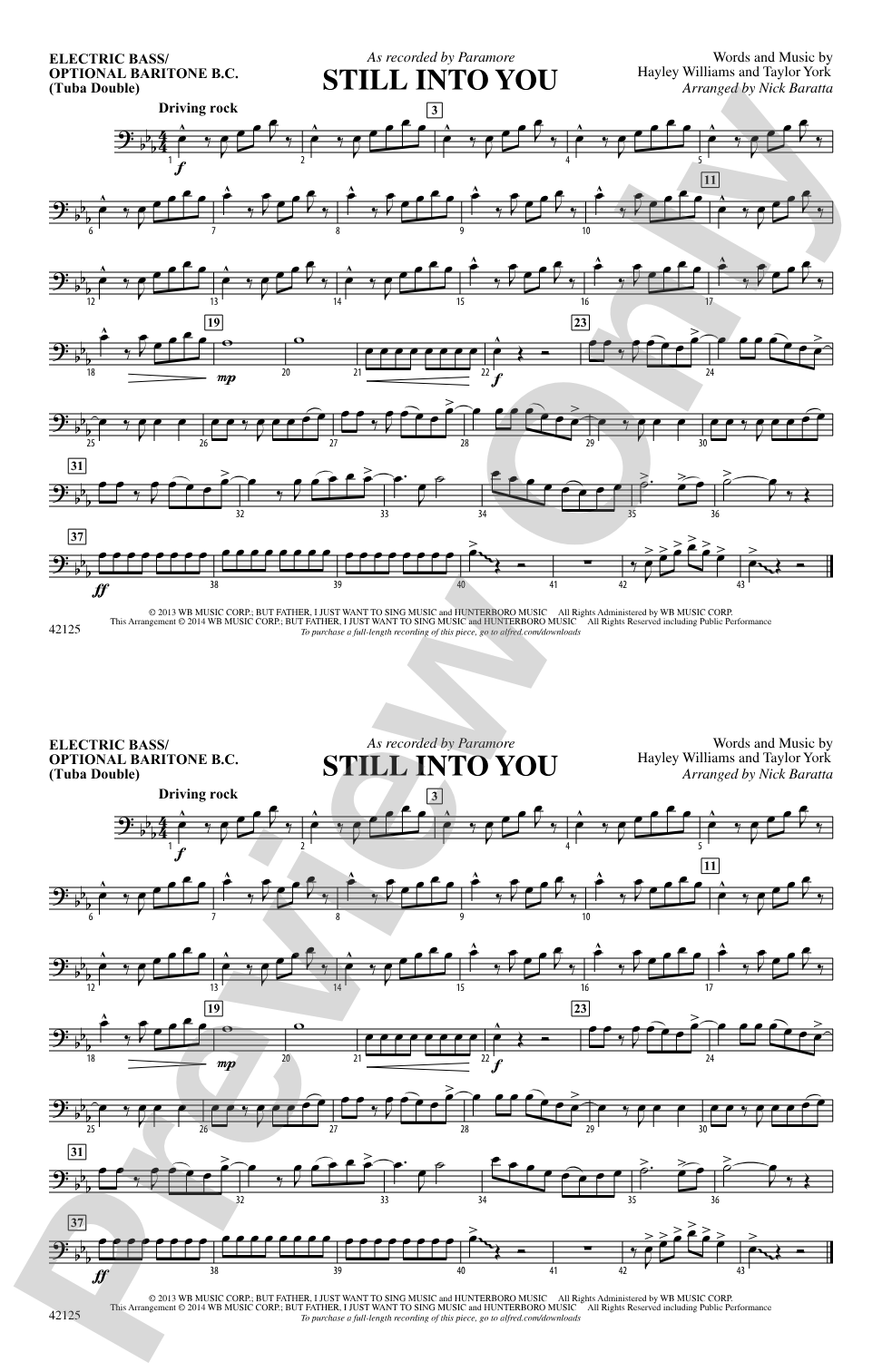 Still into You: Electric Bass