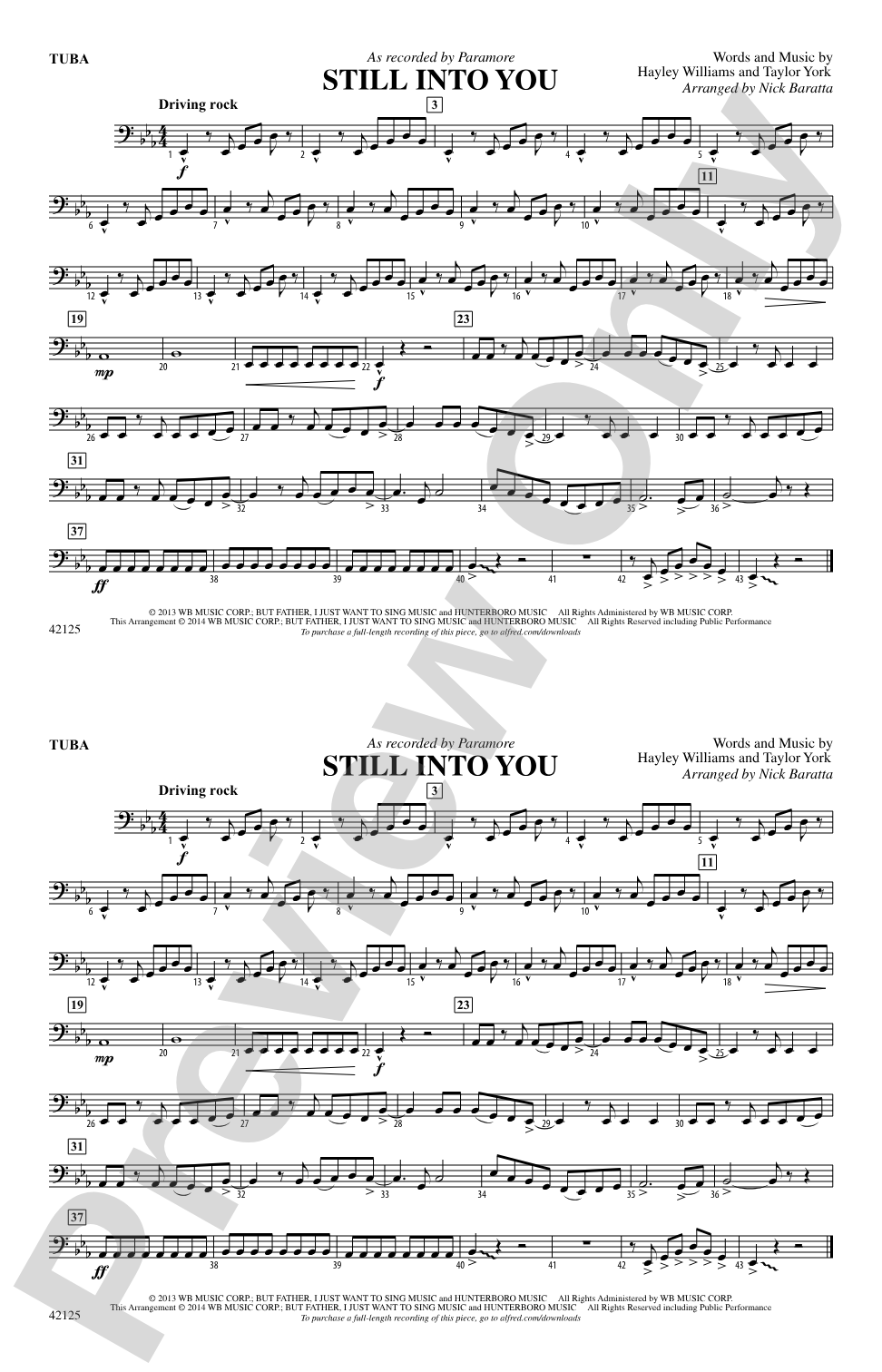 Still into You: Tuba