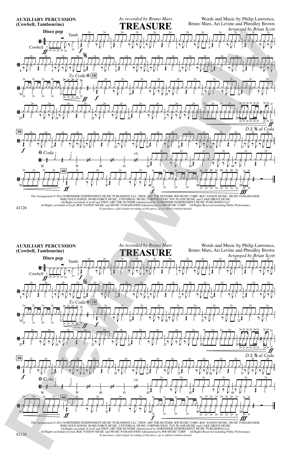 Treasure: Auxiliary Percussion