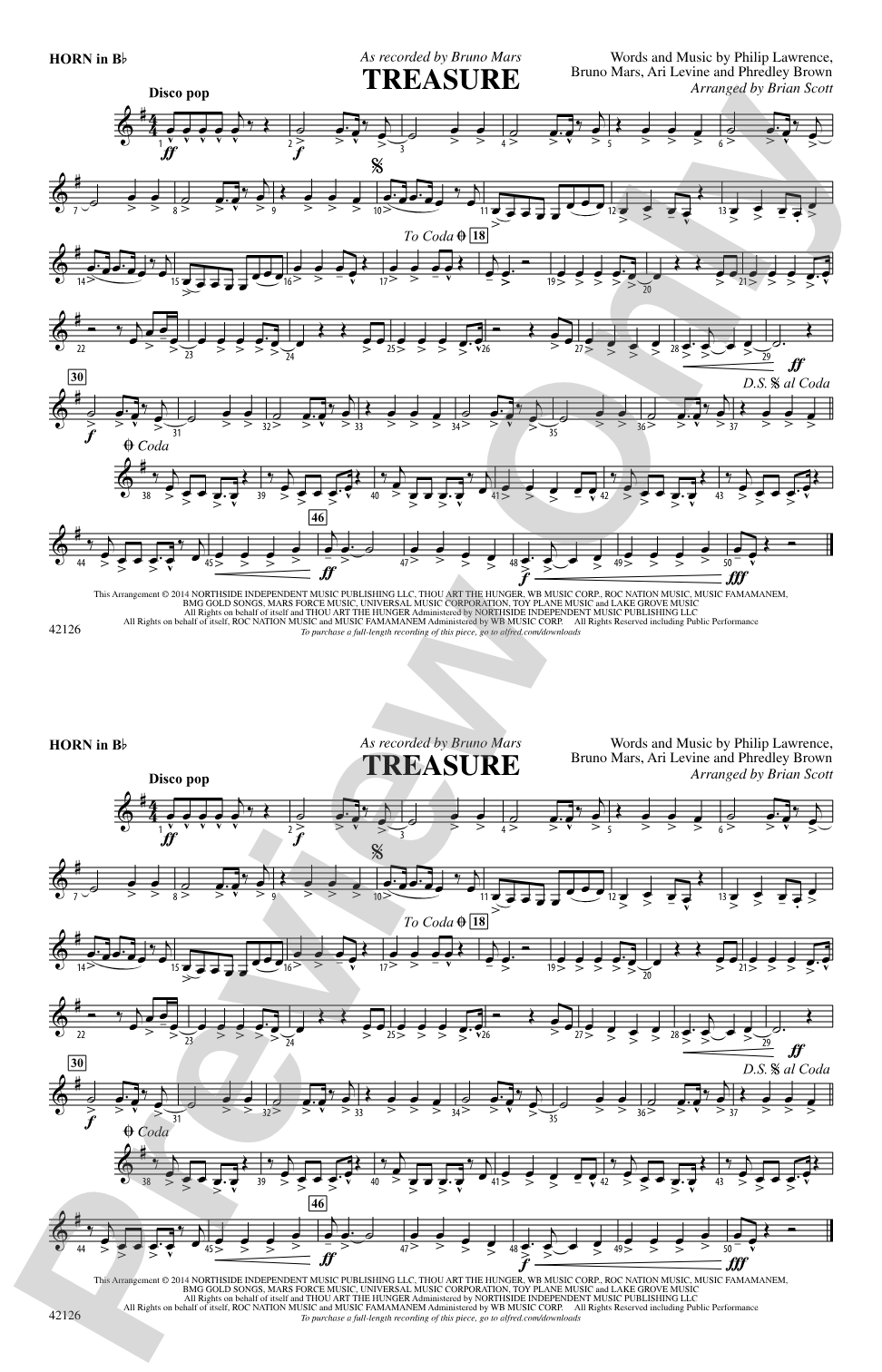 Treasure: Horn in B flat