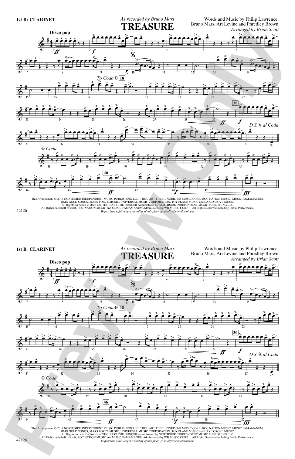 Treasure: 1st B-flat Clarinet