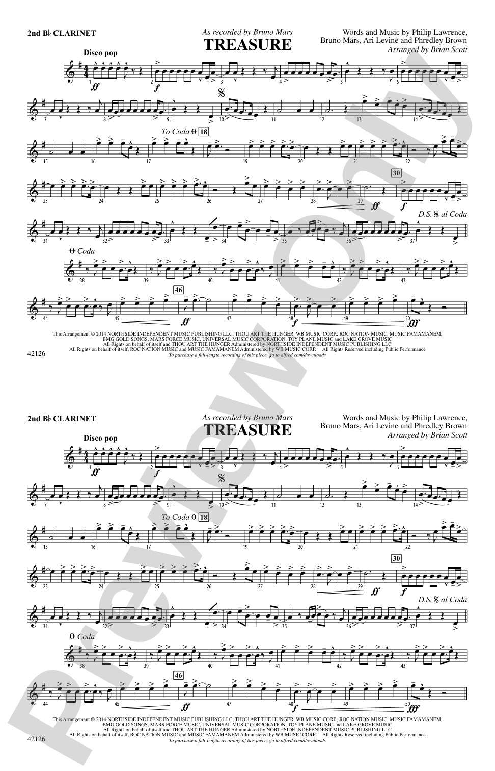 Treasure: 2nd B-flat Clarinet