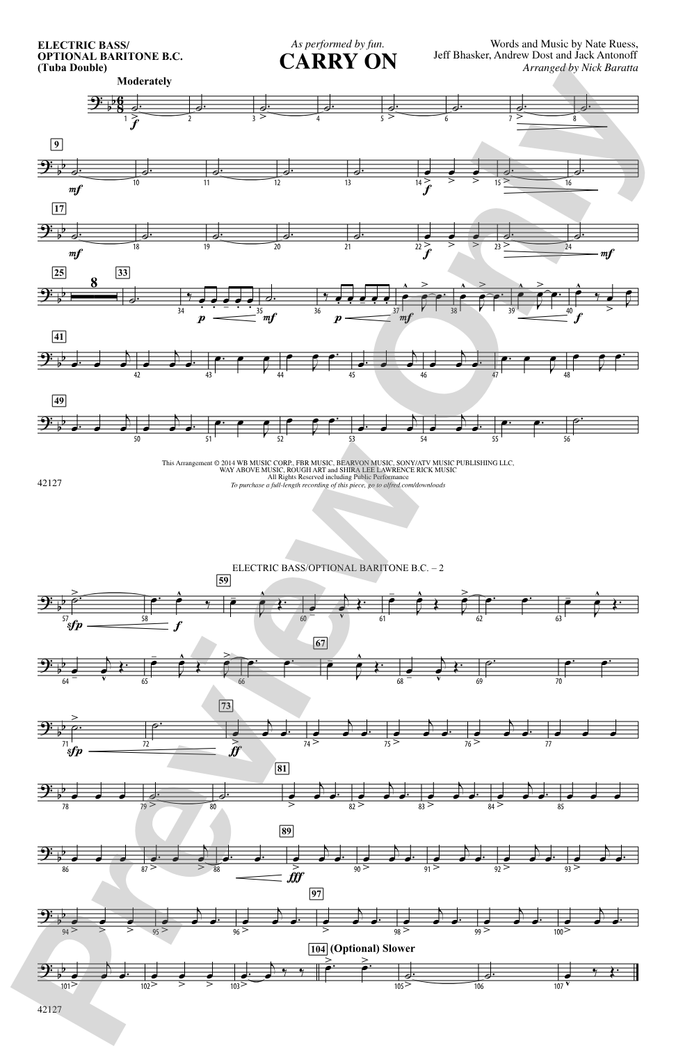Carry On: Electric Bass