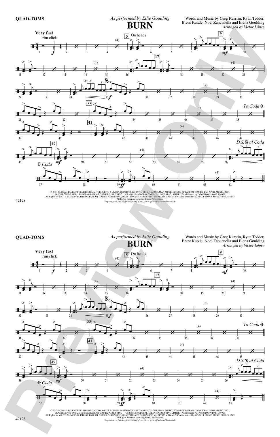 Burn: Quad-Toms