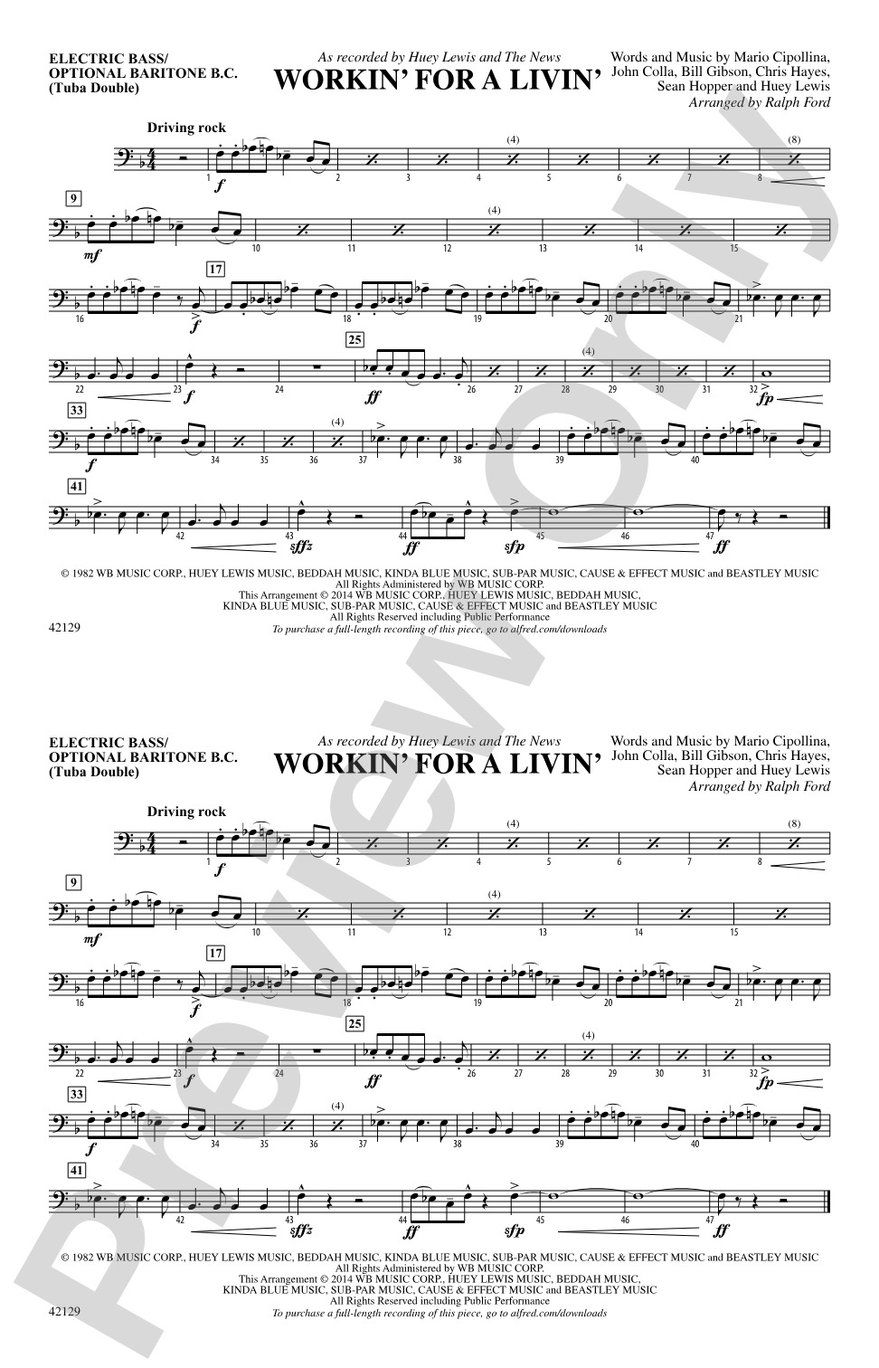 Workin' for a Livin': Electric Bass