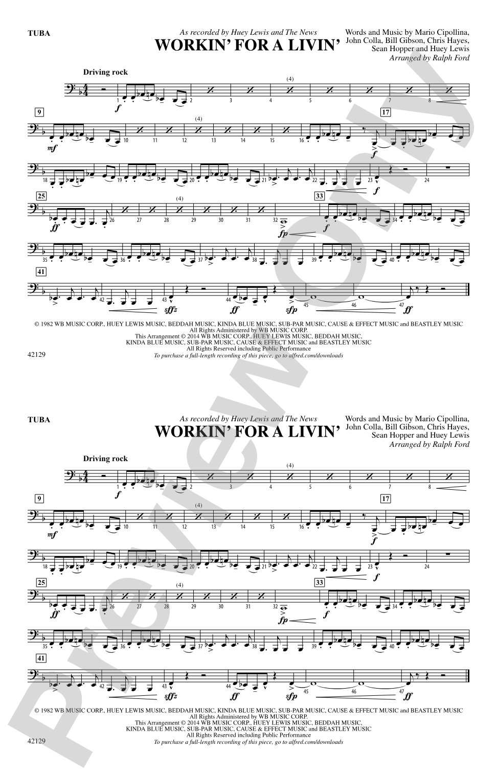 Workin' for a Livin': Tuba