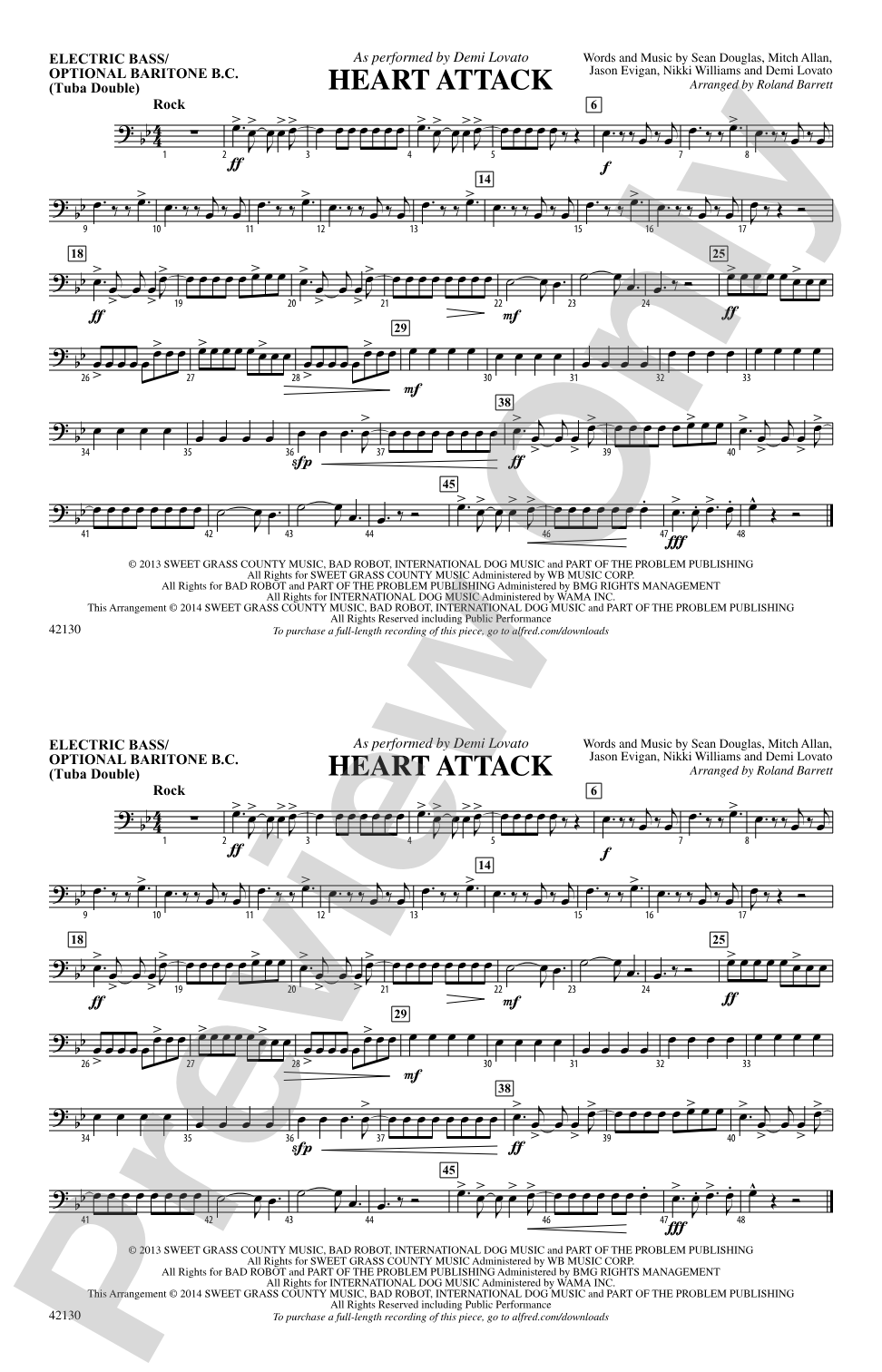 Heart Attack: Electric Bass