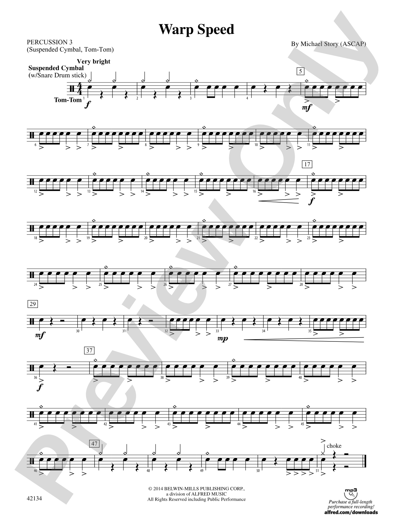 Warp Speed: 3rd Percussion