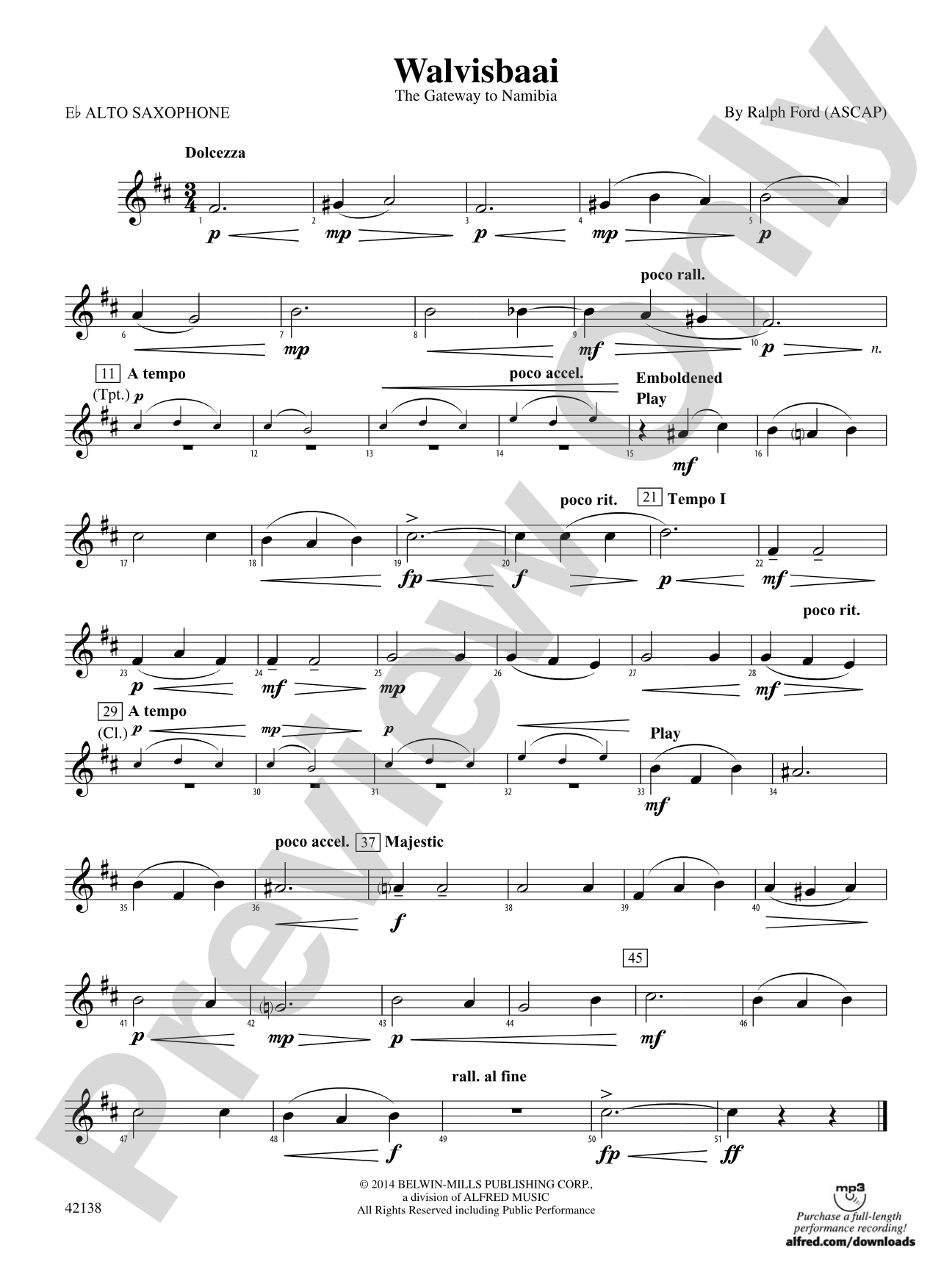 Walvisbaai: E-flat Alto Saxophone