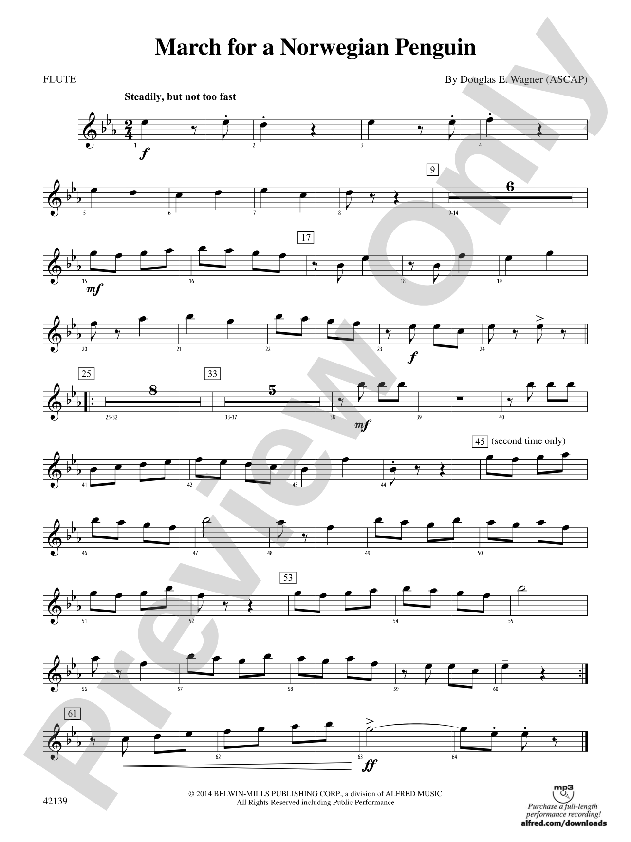 March for a Norwegian Penguin: Flute