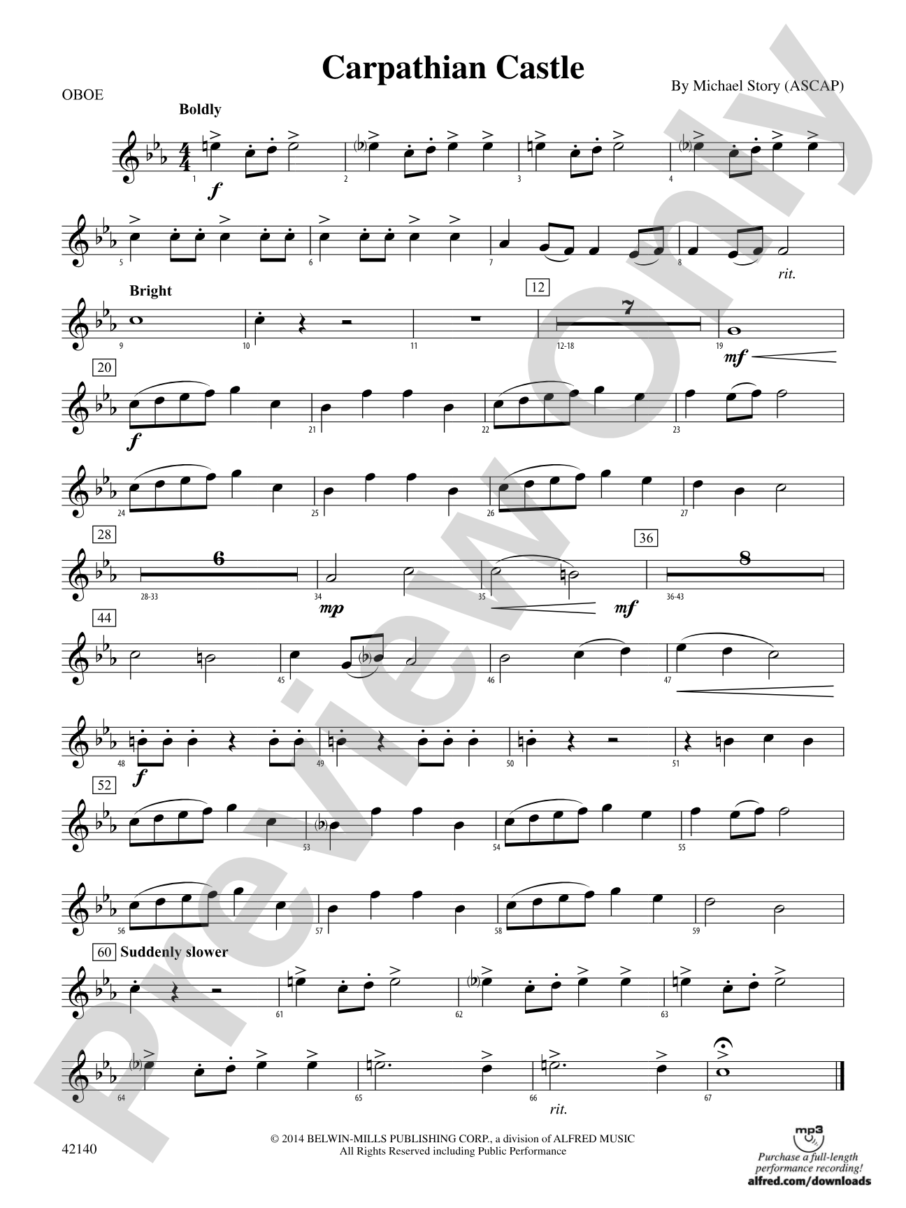 Carpathian Castle: Oboe