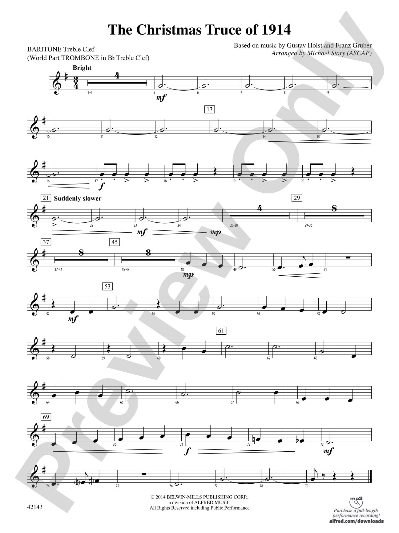 The Christmas Truce of 1914: Baritone T.C.