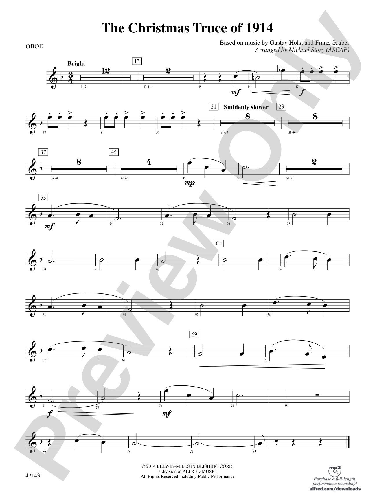 The Christmas Truce of 1914: Oboe