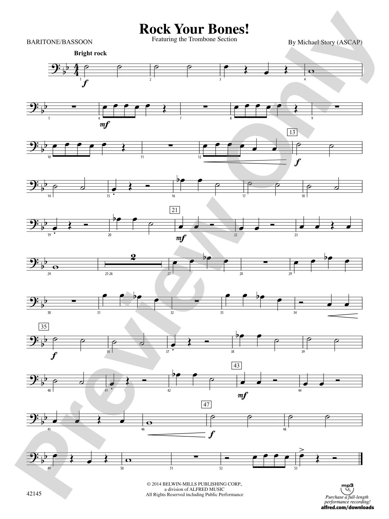 Rock Your Bones!: Baritone B.C.