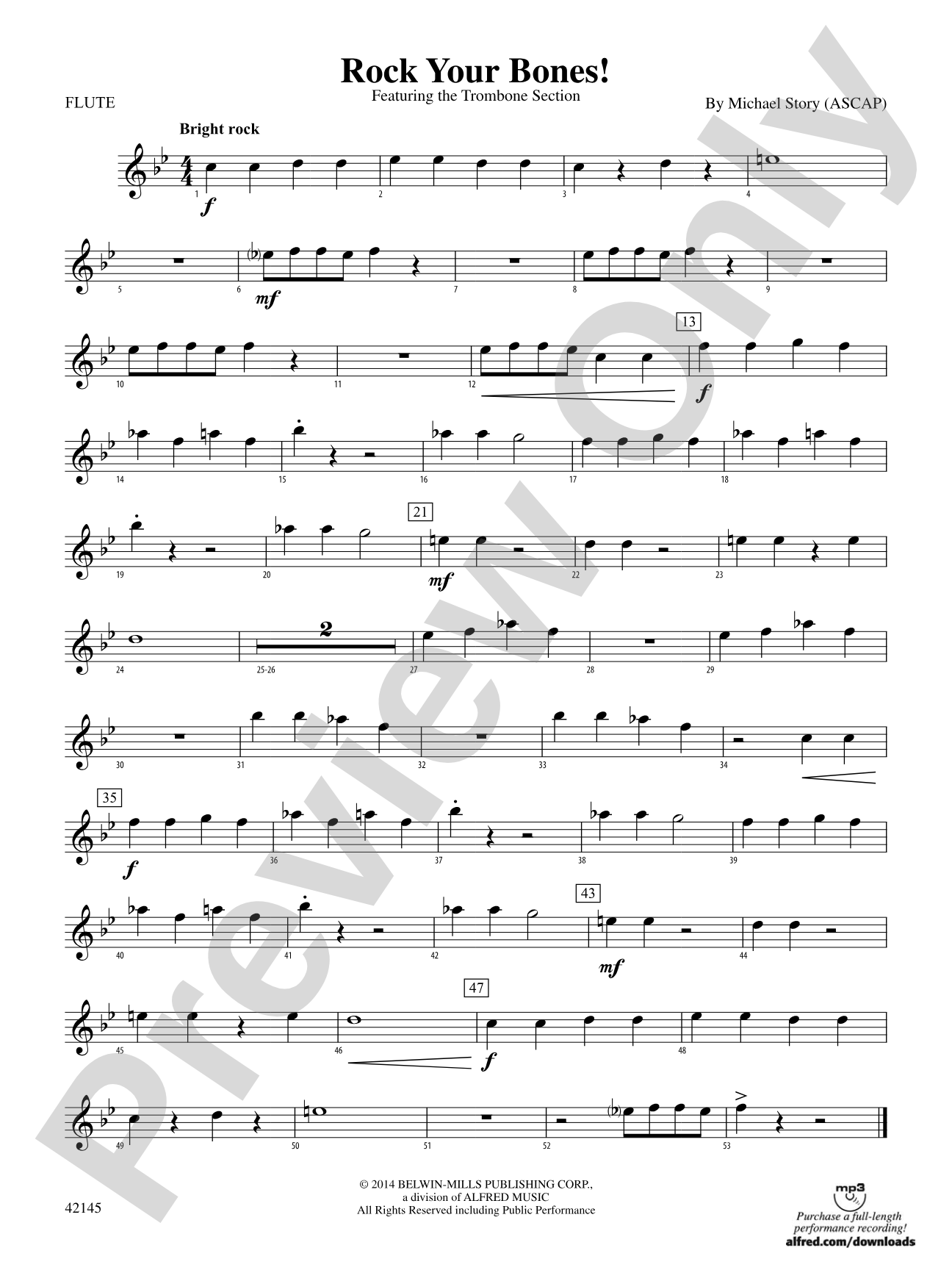 Rock Your Bones!: Flute