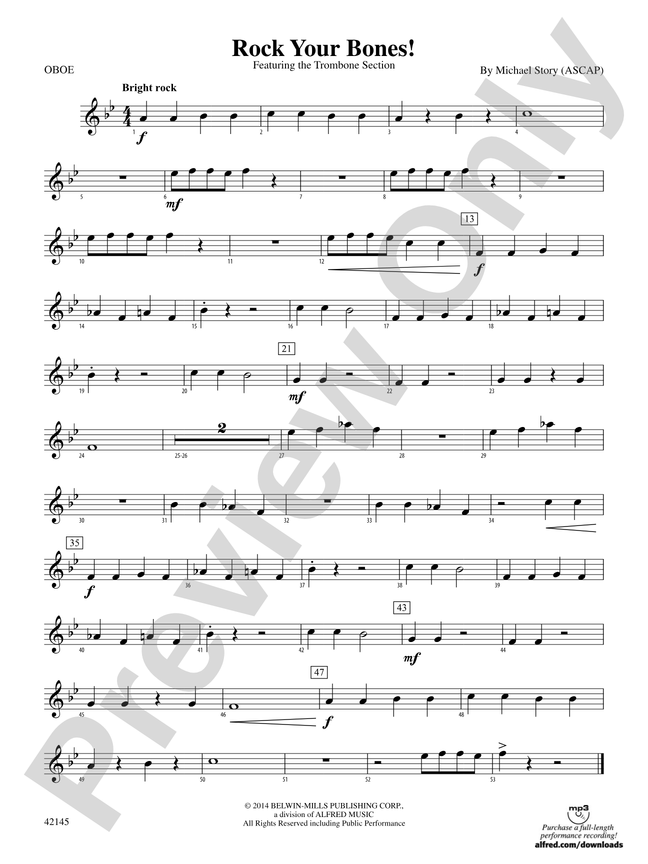 Rock Your Bones!: Oboe