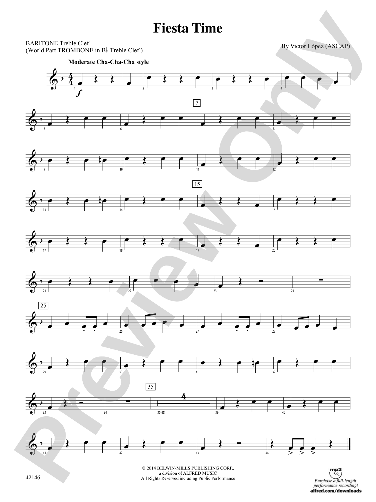 Fiesta Time: Baritone T.C.