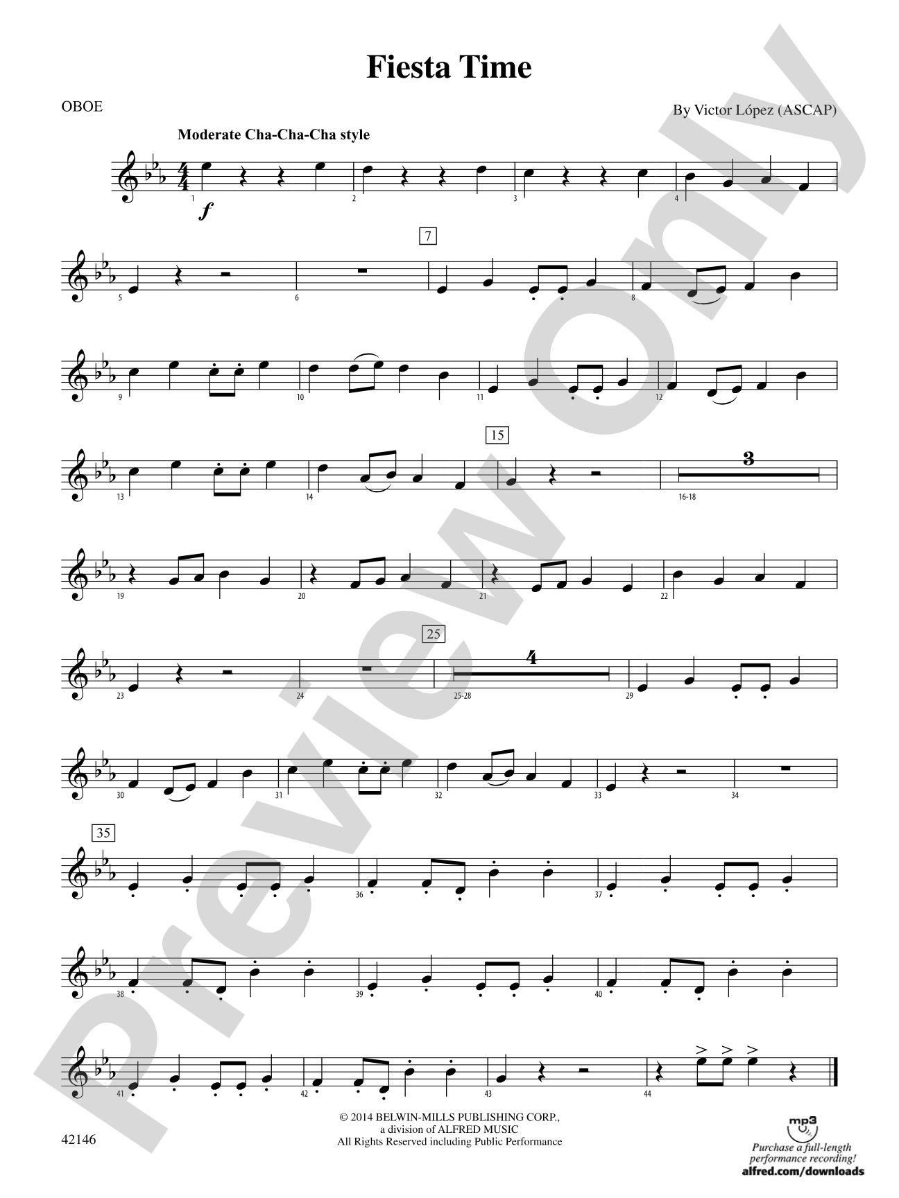 Fiesta Time: Oboe