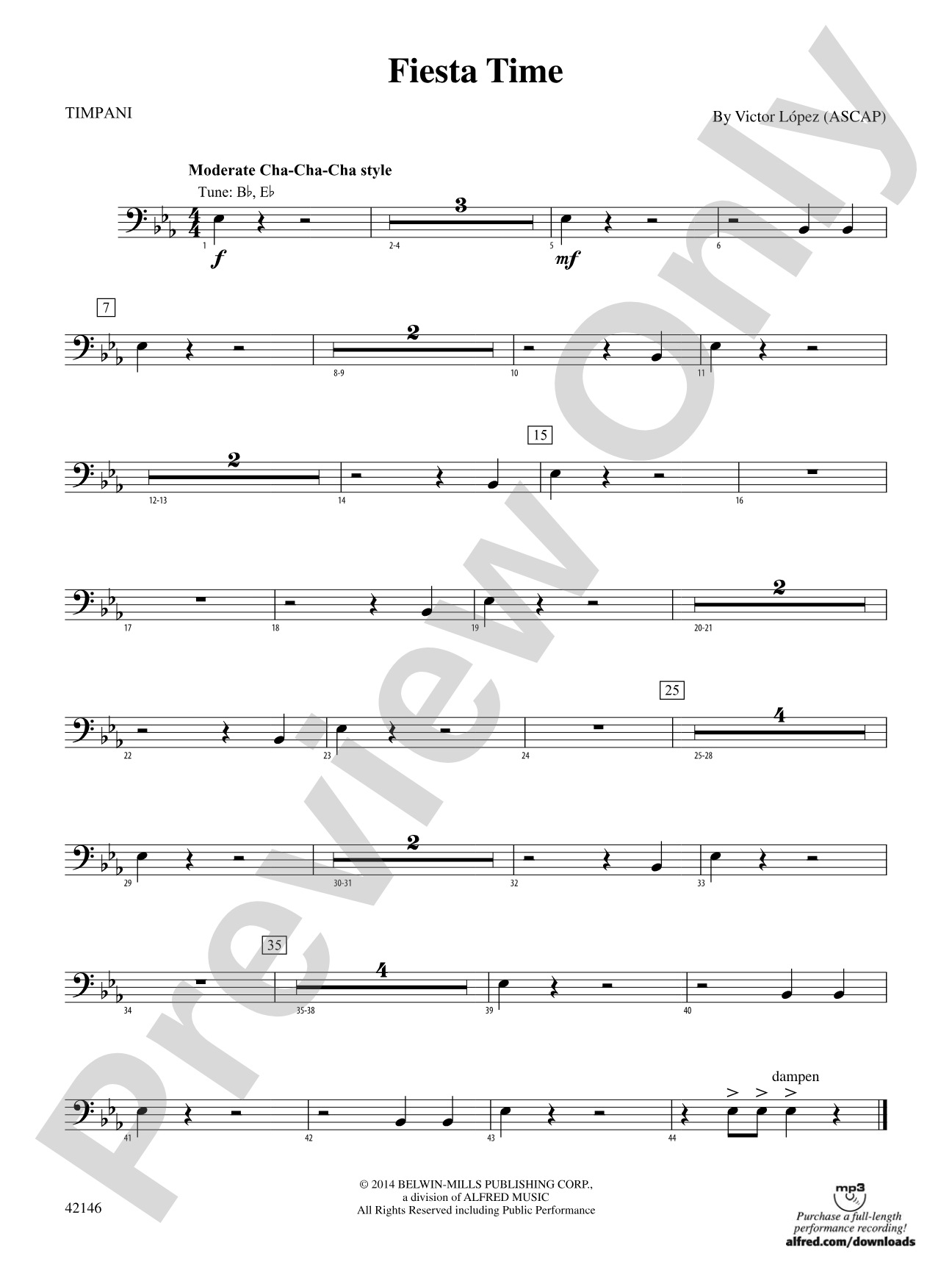 Fiesta Time: Timpani