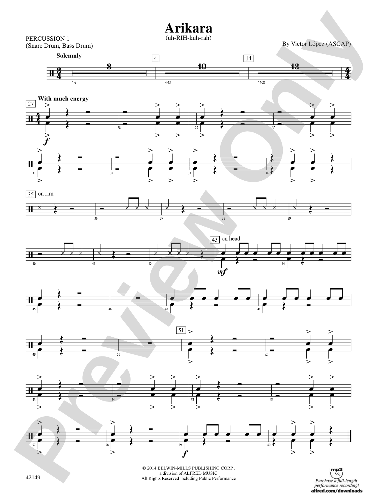 Arikara: 1st Percussion