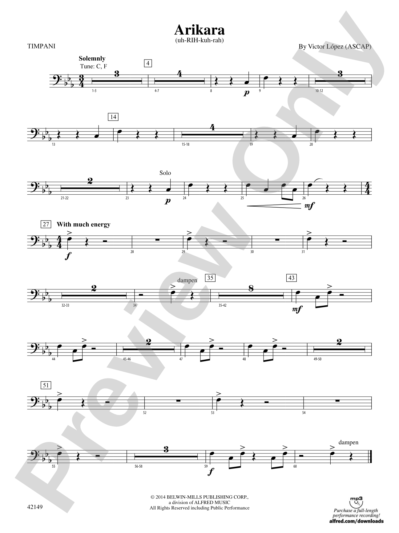 Arikara: Timpani