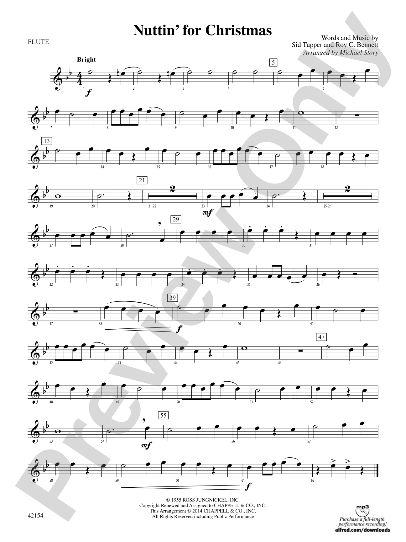 Nuttin' for Christmas: Flute