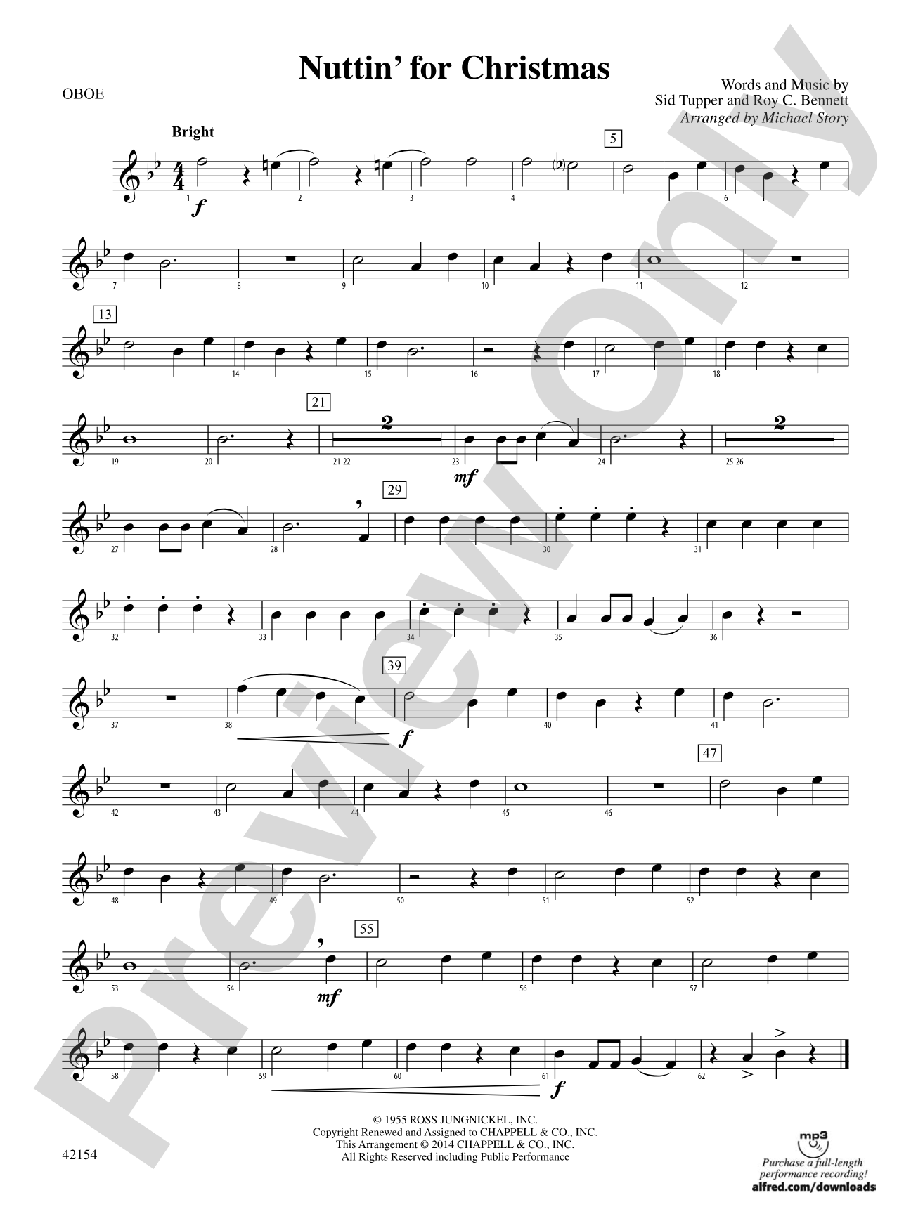 Nuttin' for Christmas: Oboe