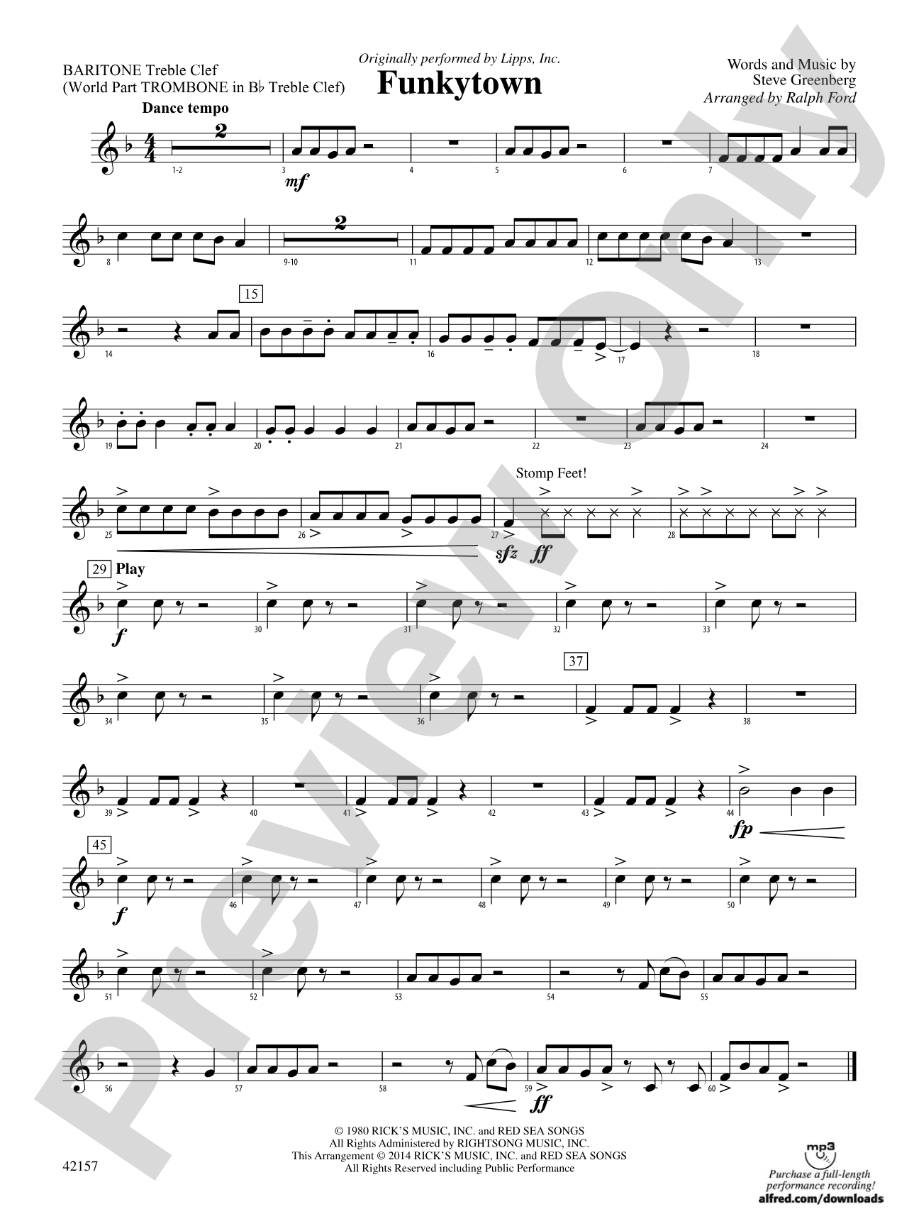 Funkytown: Baritone T.C.