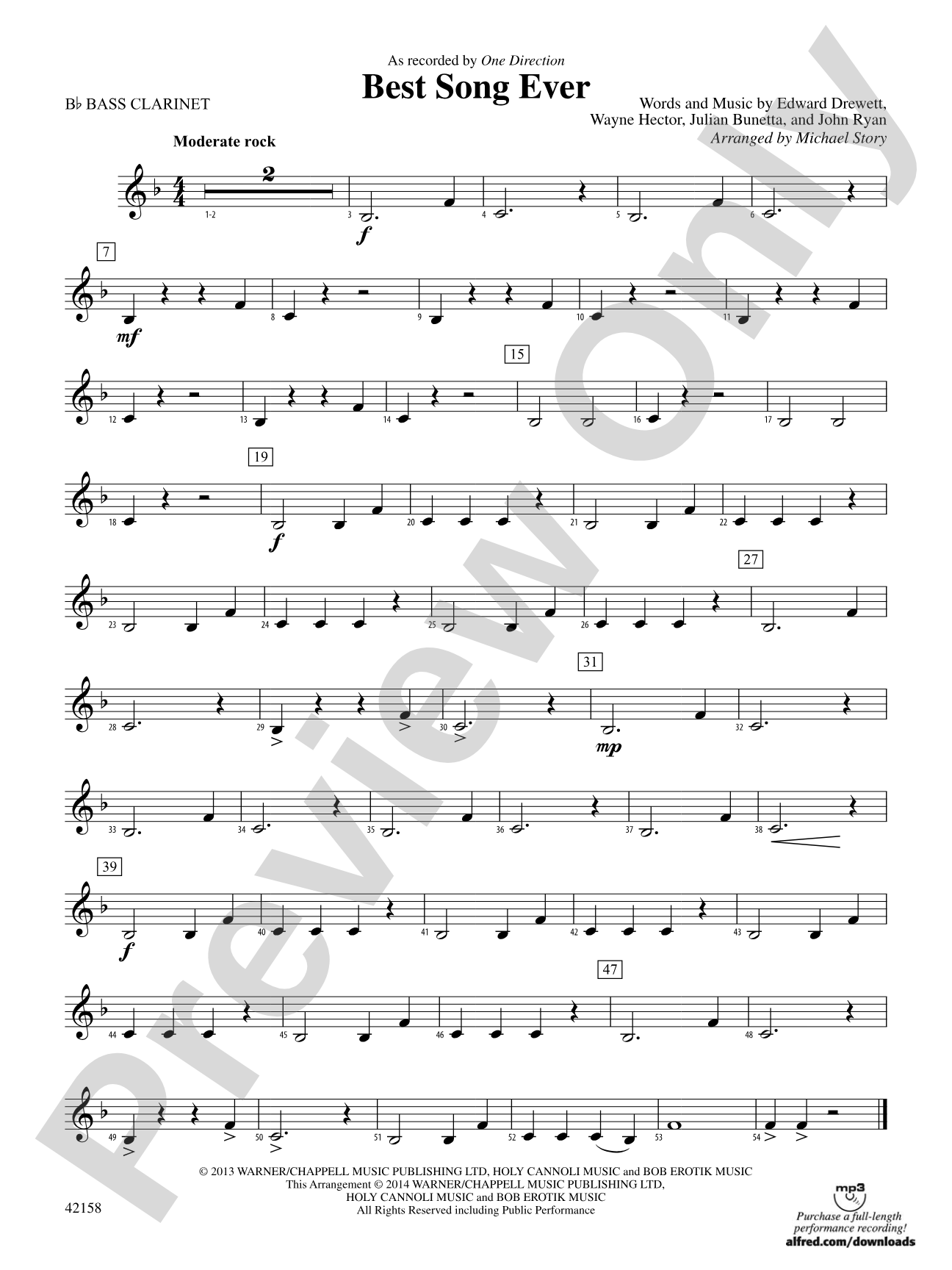 Best Song Ever: B-flat Bass Clarinet