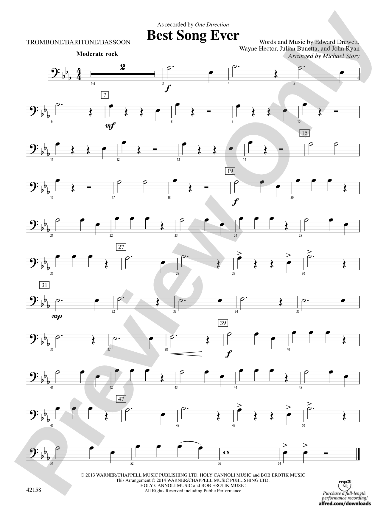 Best Song Ever: 1st Trombone