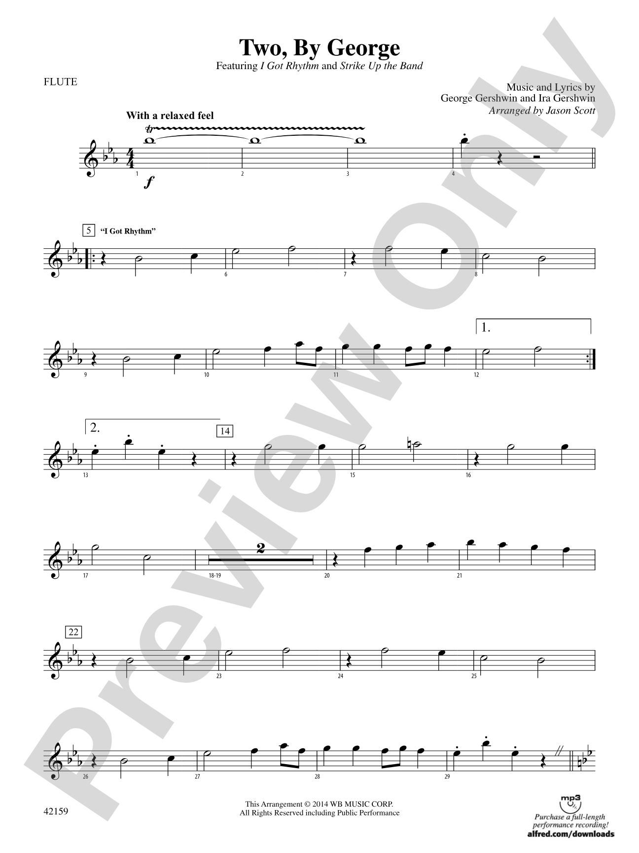Two, by George: Flute