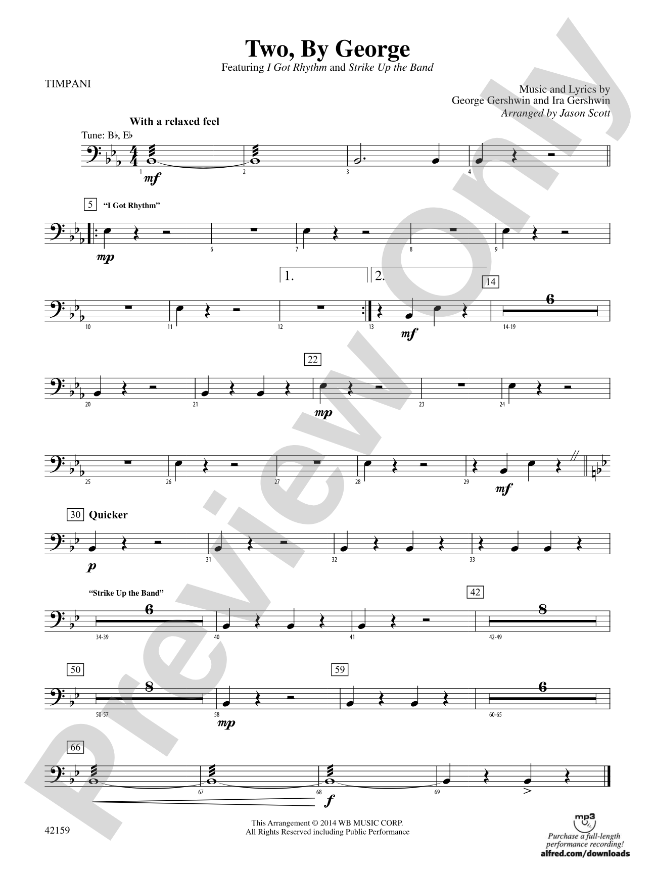 Two, by George: Timpani