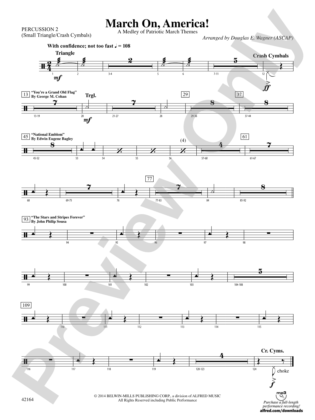 March On, America!: 2nd Percussion