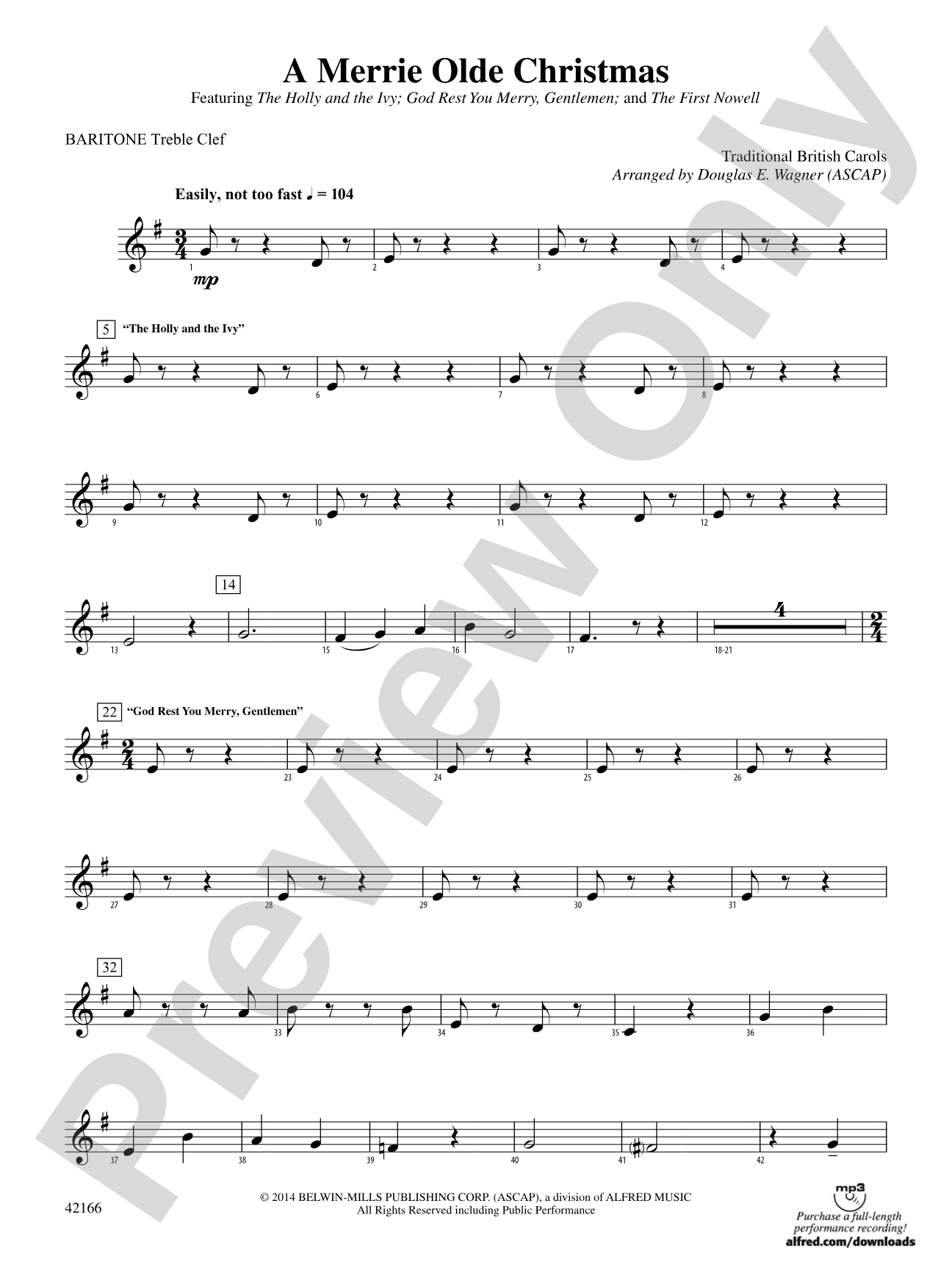 A Merrie Olde Christmas: Baritone T.C.