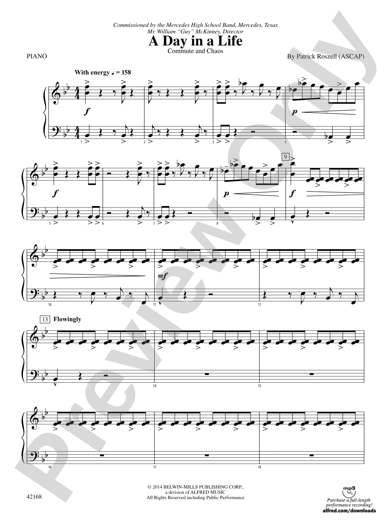 A Day in a Life: Piano Accompaniment