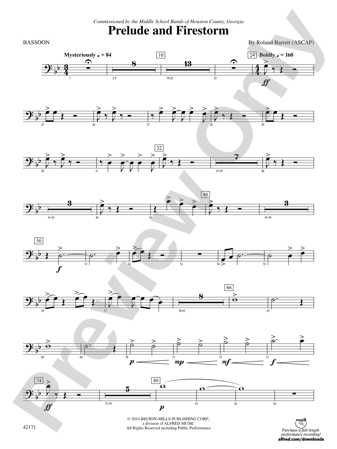 Prelude and Firestorm: Bassoon
