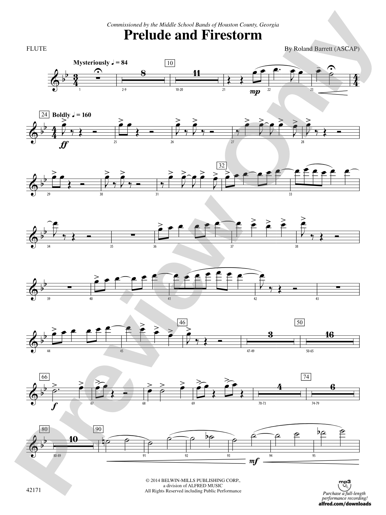 Prelude and Firestorm: Flute