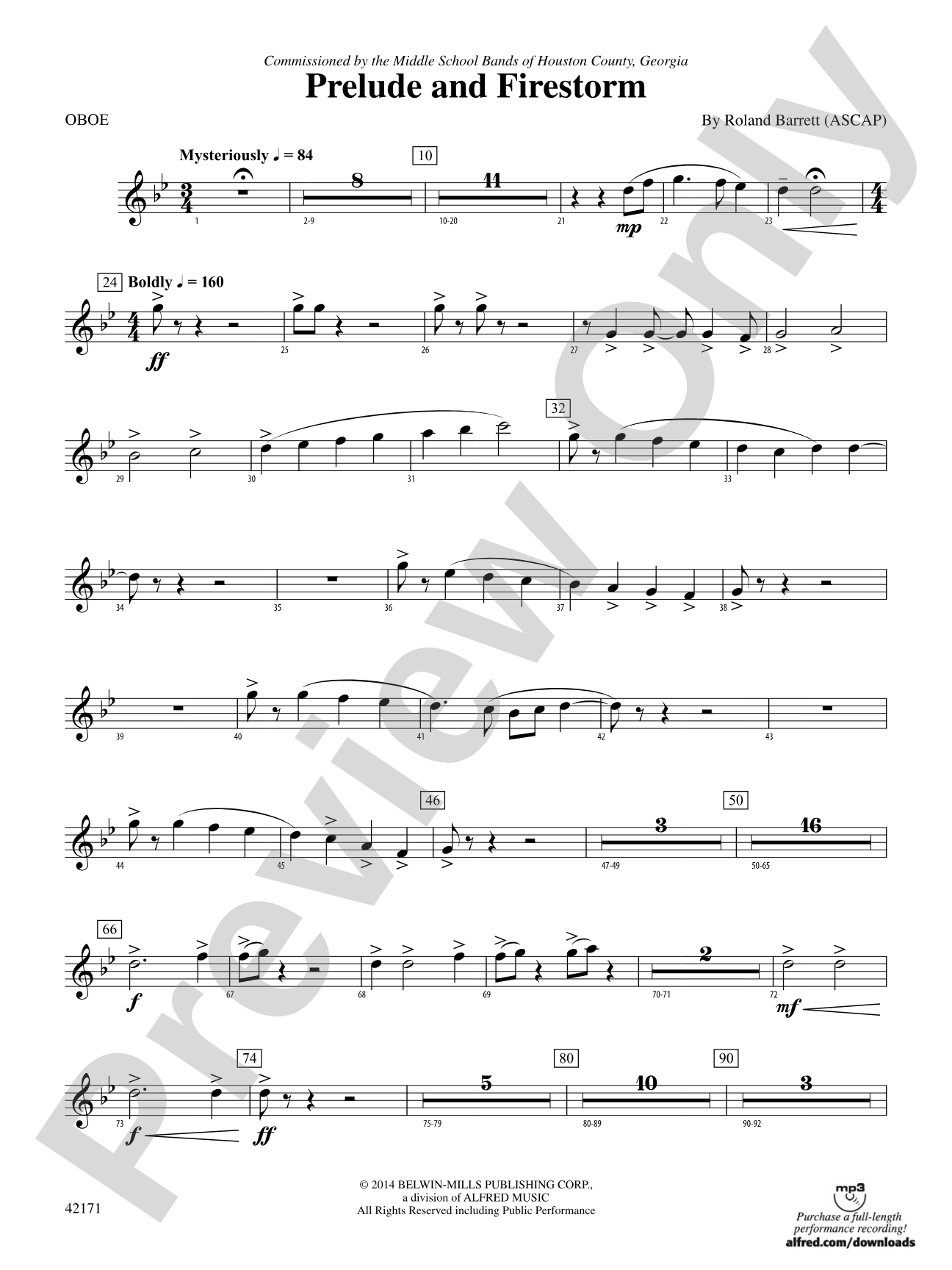 Prelude and Firestorm: Oboe