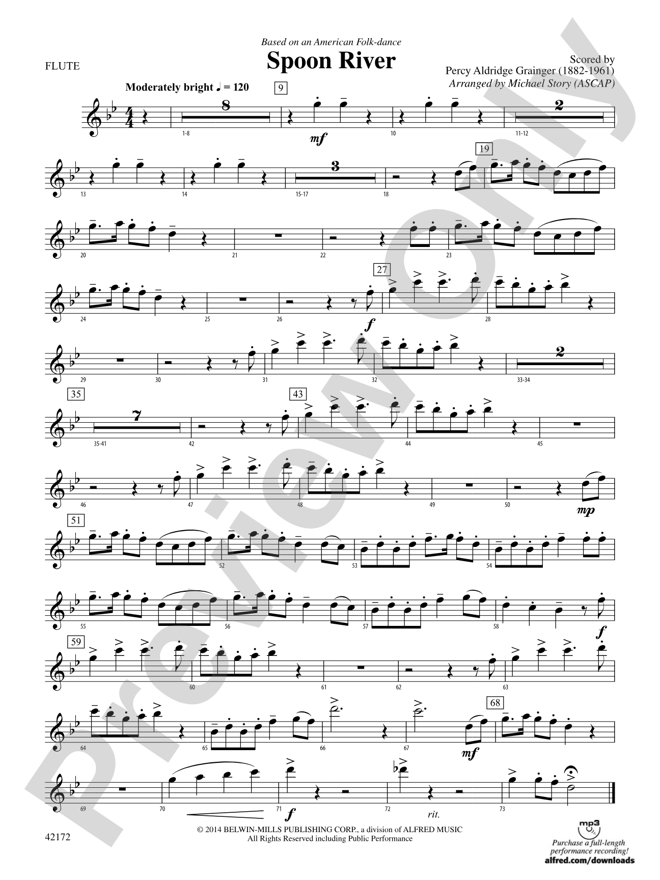Spoon River: Flute