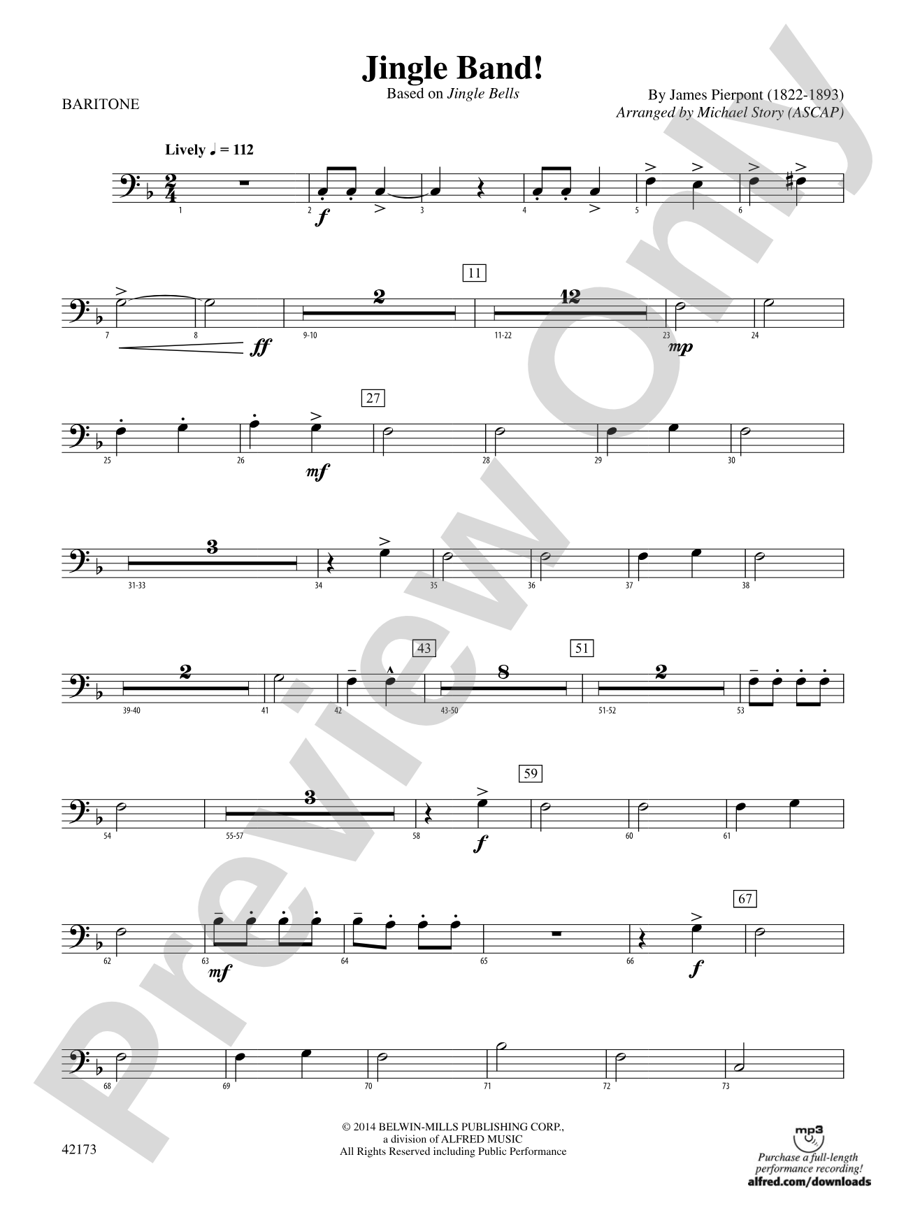 Jingle Band!: Baritone B.C.