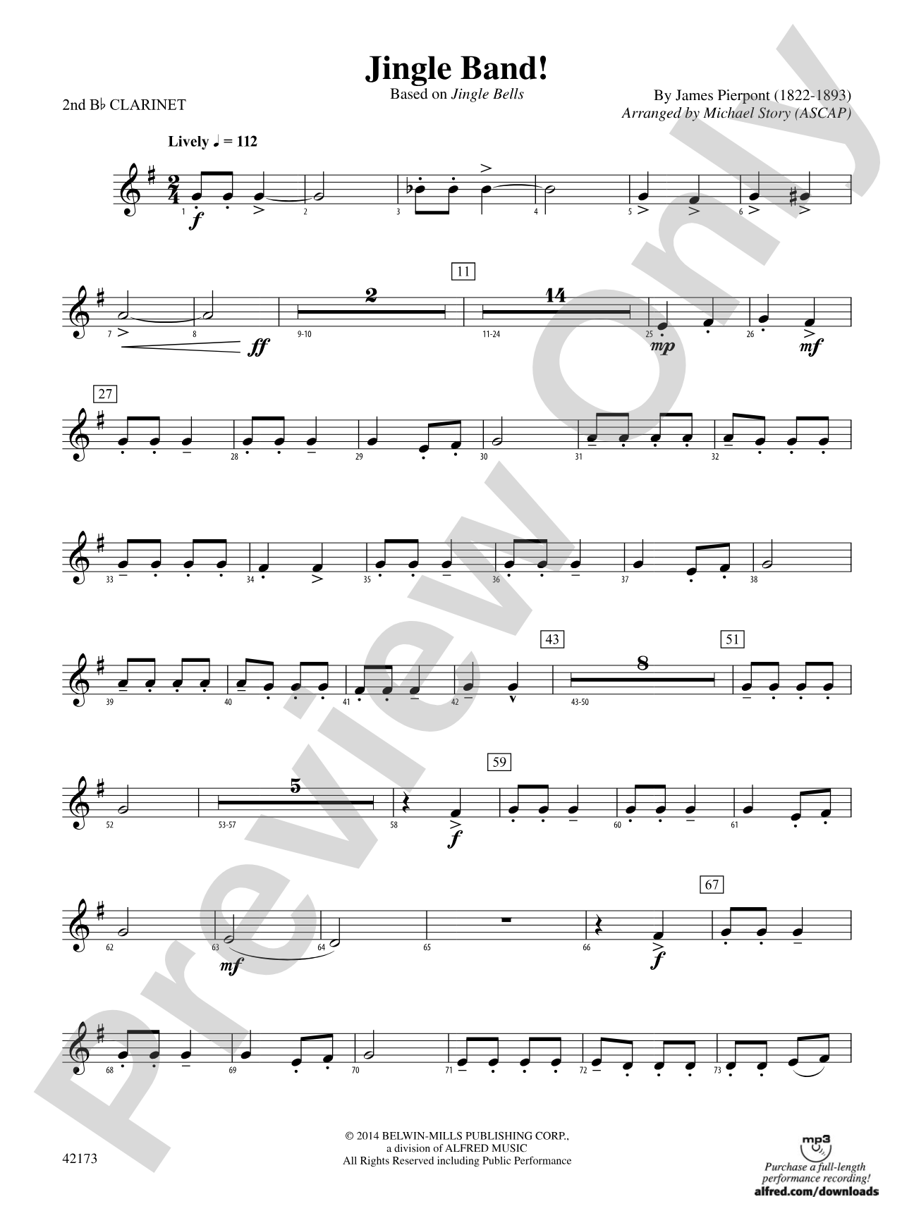 Jingle Band!: 2nd B-flat Clarinet