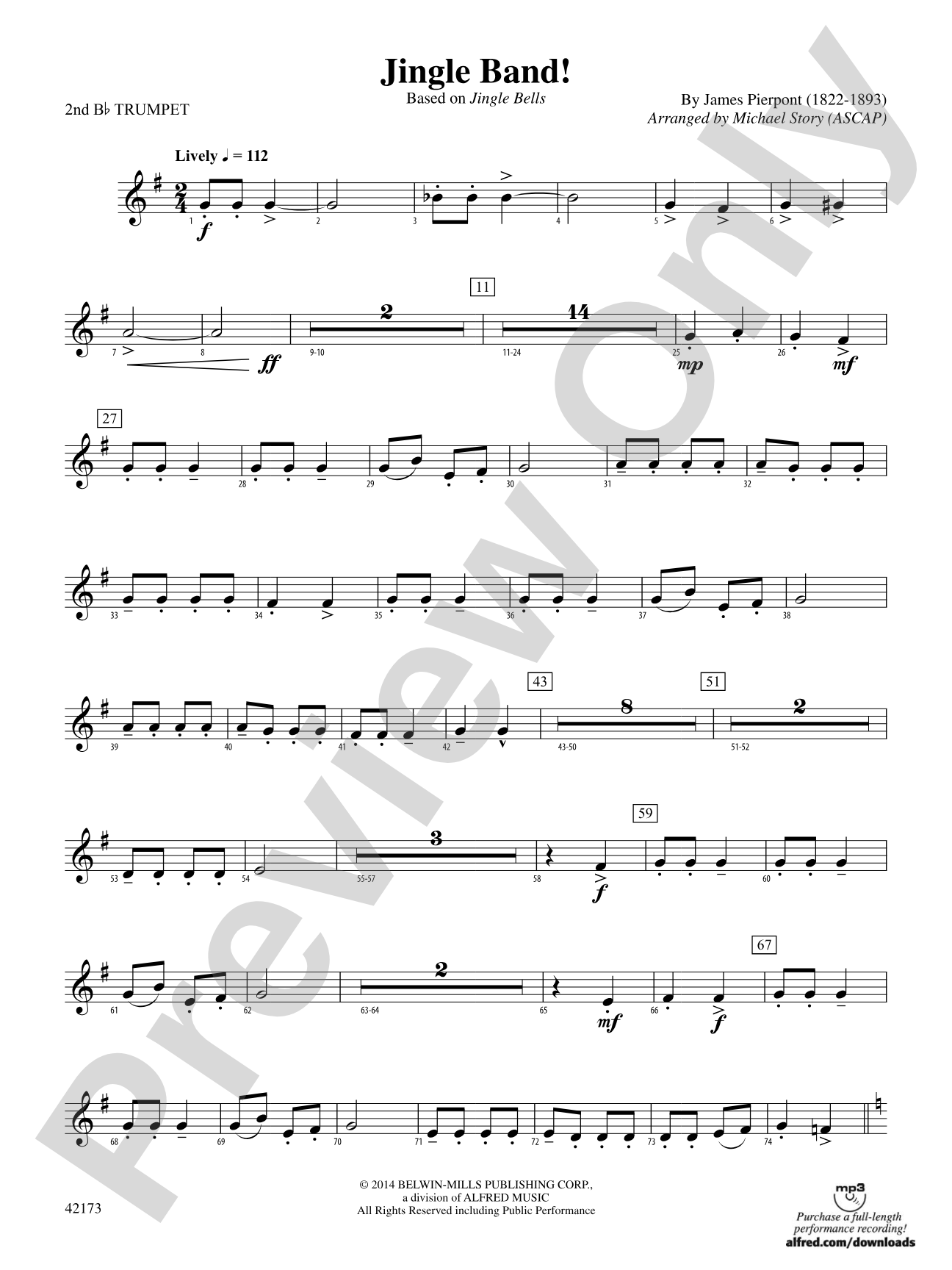 Jingle Band!: 2nd B-flat Trumpet