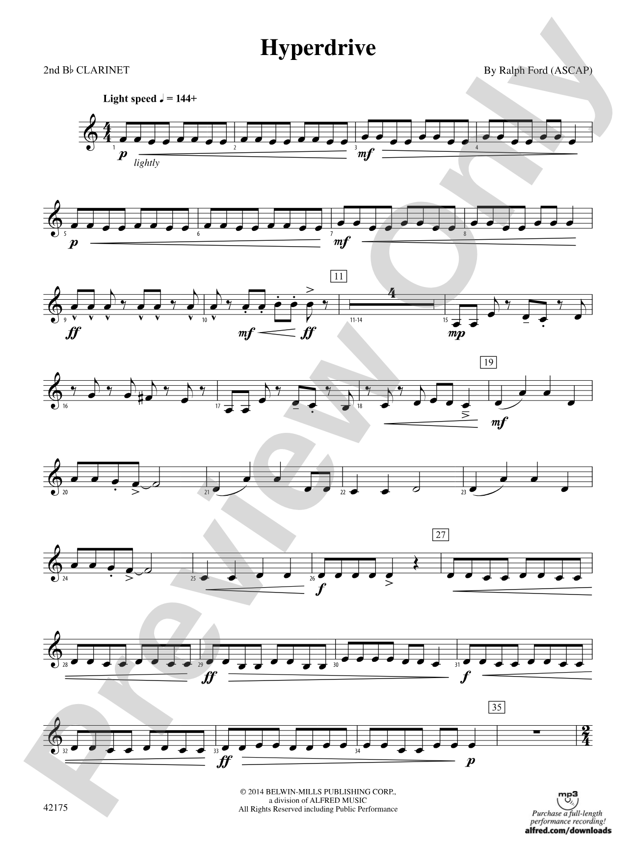 Hyperdrive: 2nd B-flat Clarinet