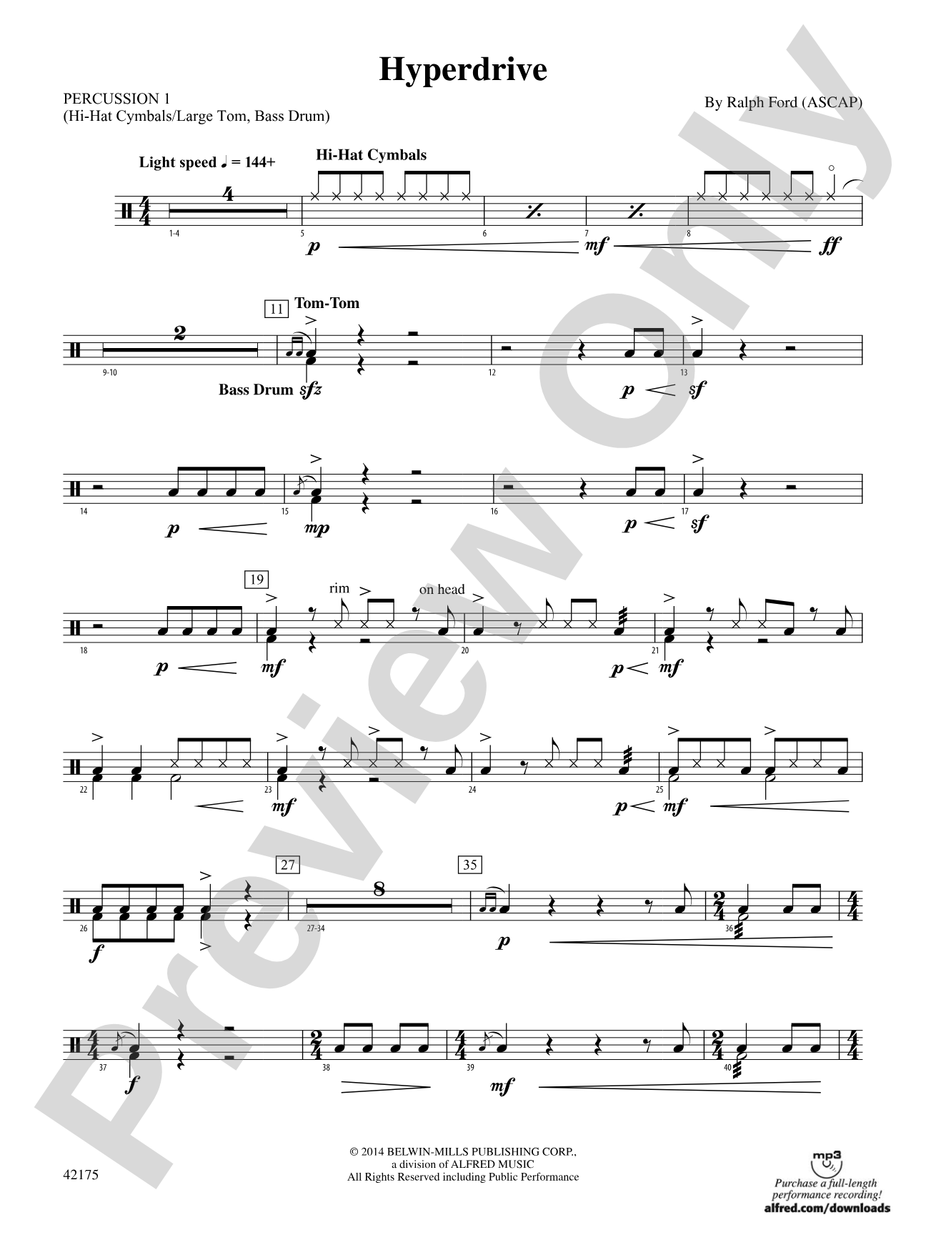 Hyperdrive: 1st Percussion