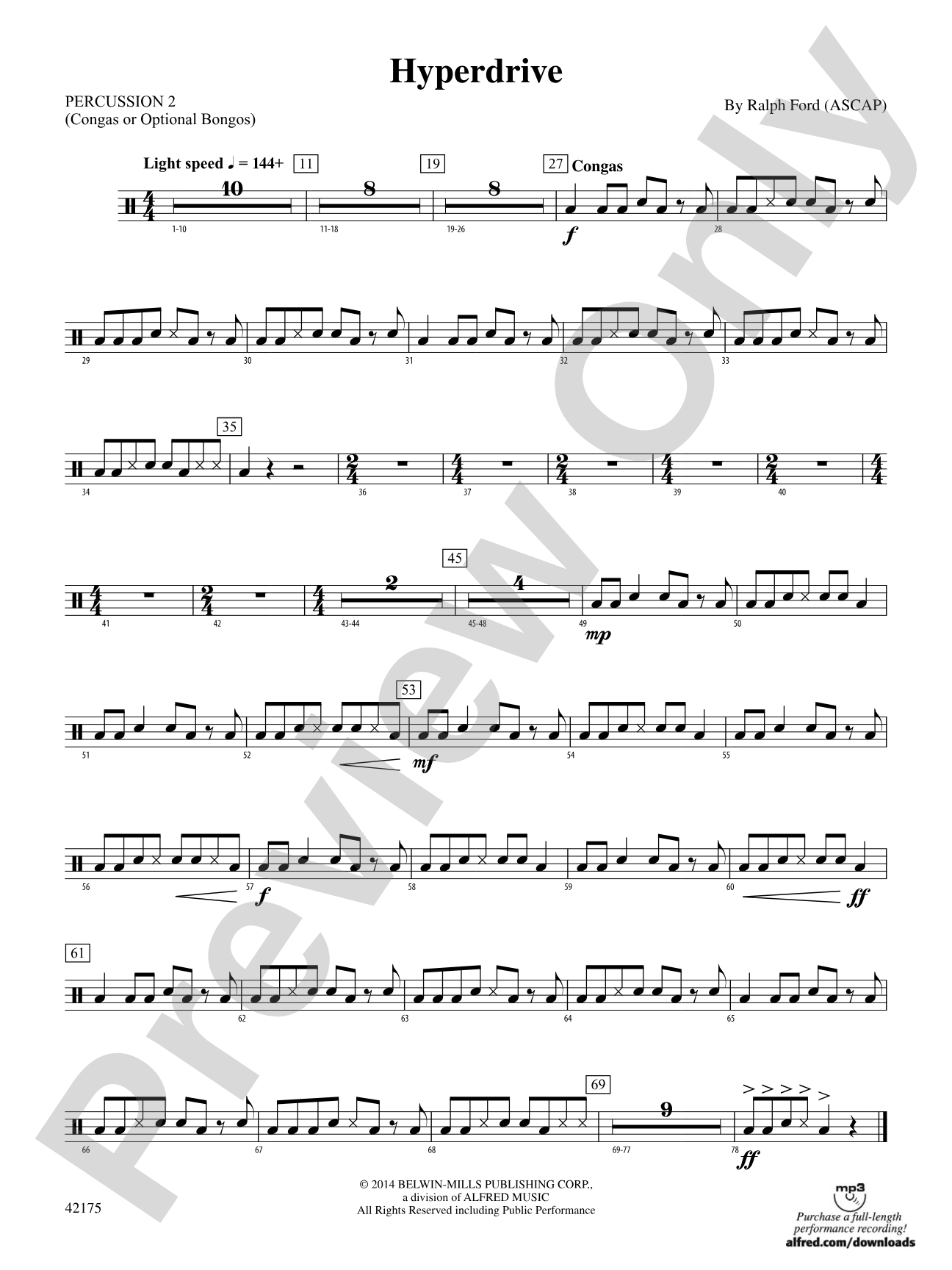 Hyperdrive: 2nd Percussion